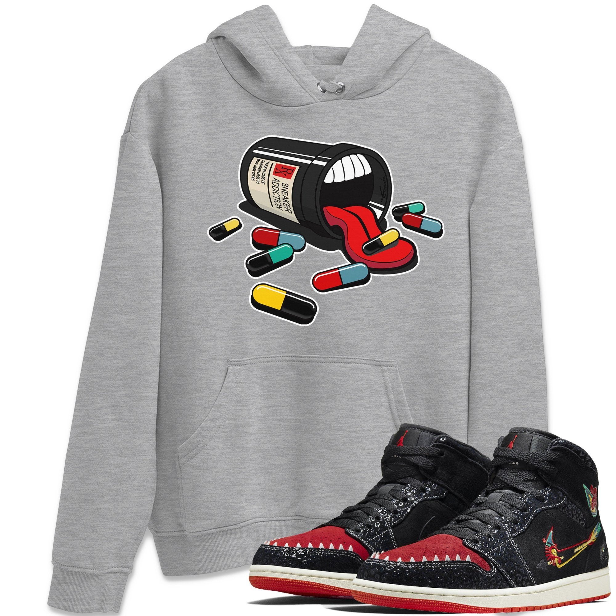 snkmatch Addiction Unisex Tops - Air Jordan 1 Siempre Familia