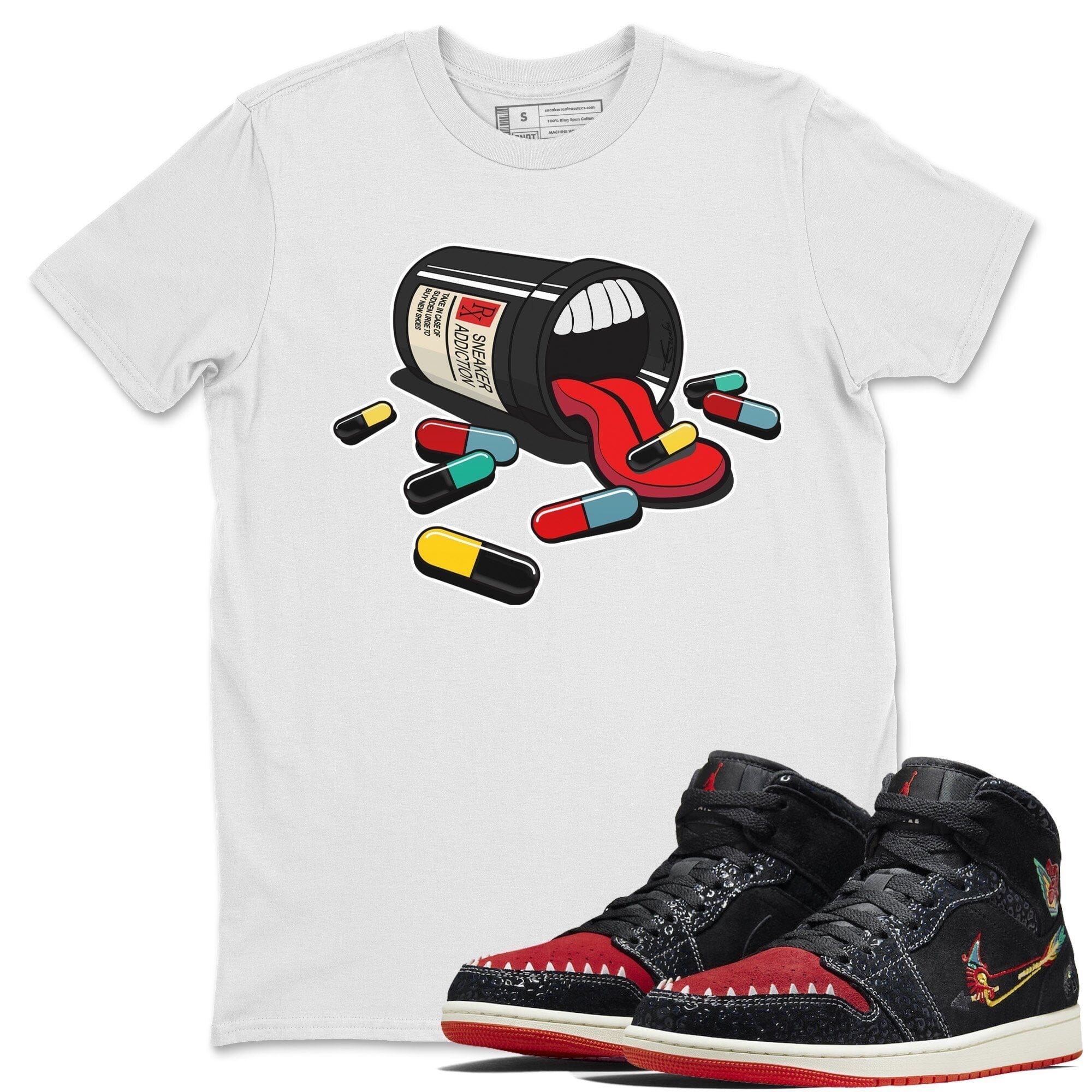 snkmatch Addiction Unisex Tops - Air Jordan 1 Siempre Familia