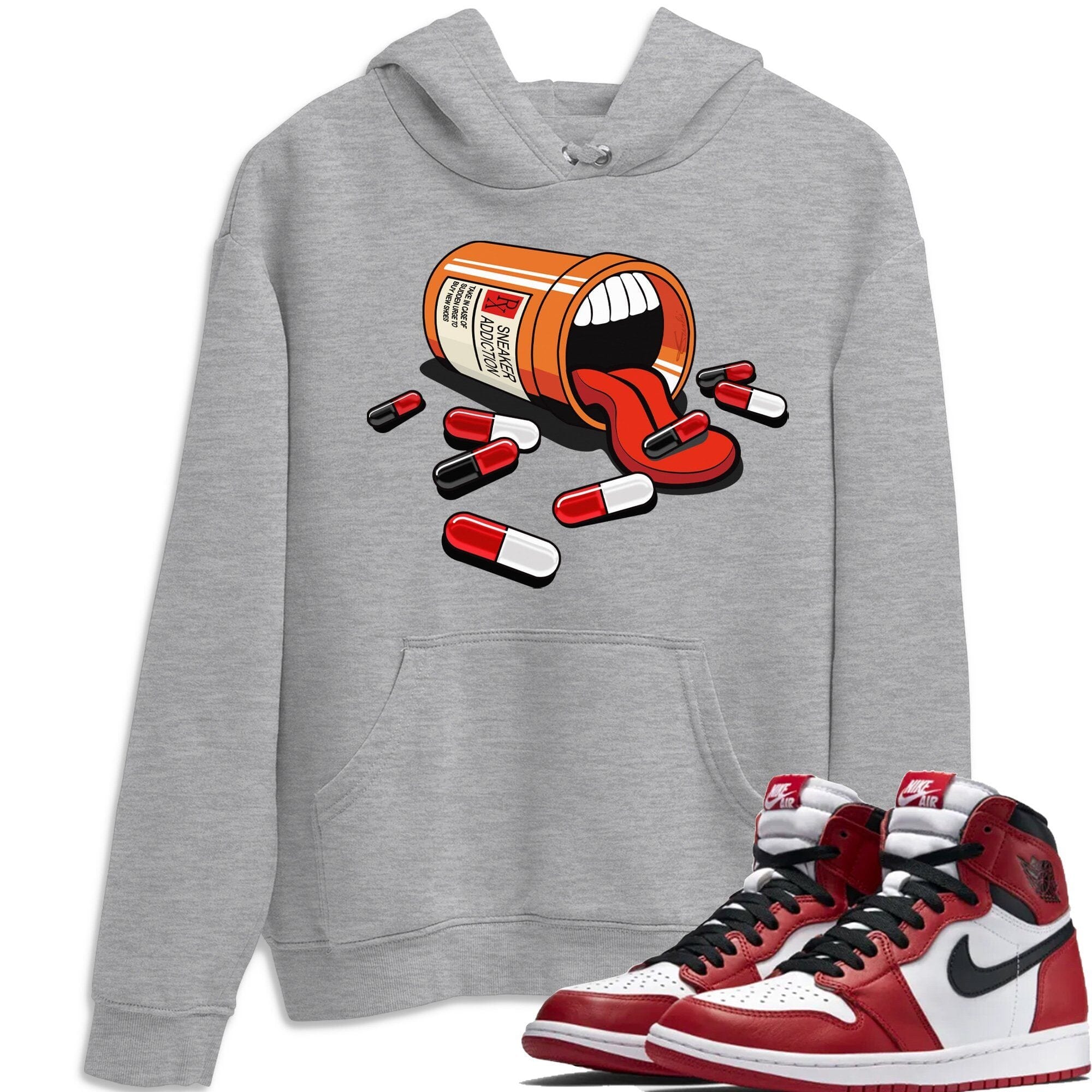 snkmatch Addiction Unisex Tops - Air Jordan 1 Varsity Red