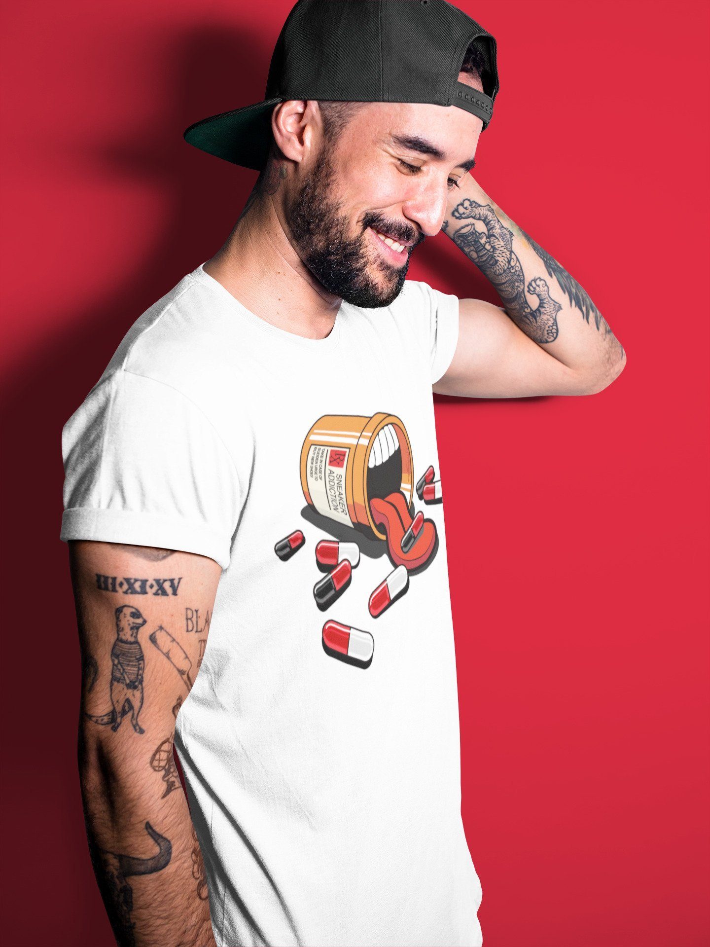 snkmatch Addiction Unisex Tops - Air Jordan 1 Varsity Red
