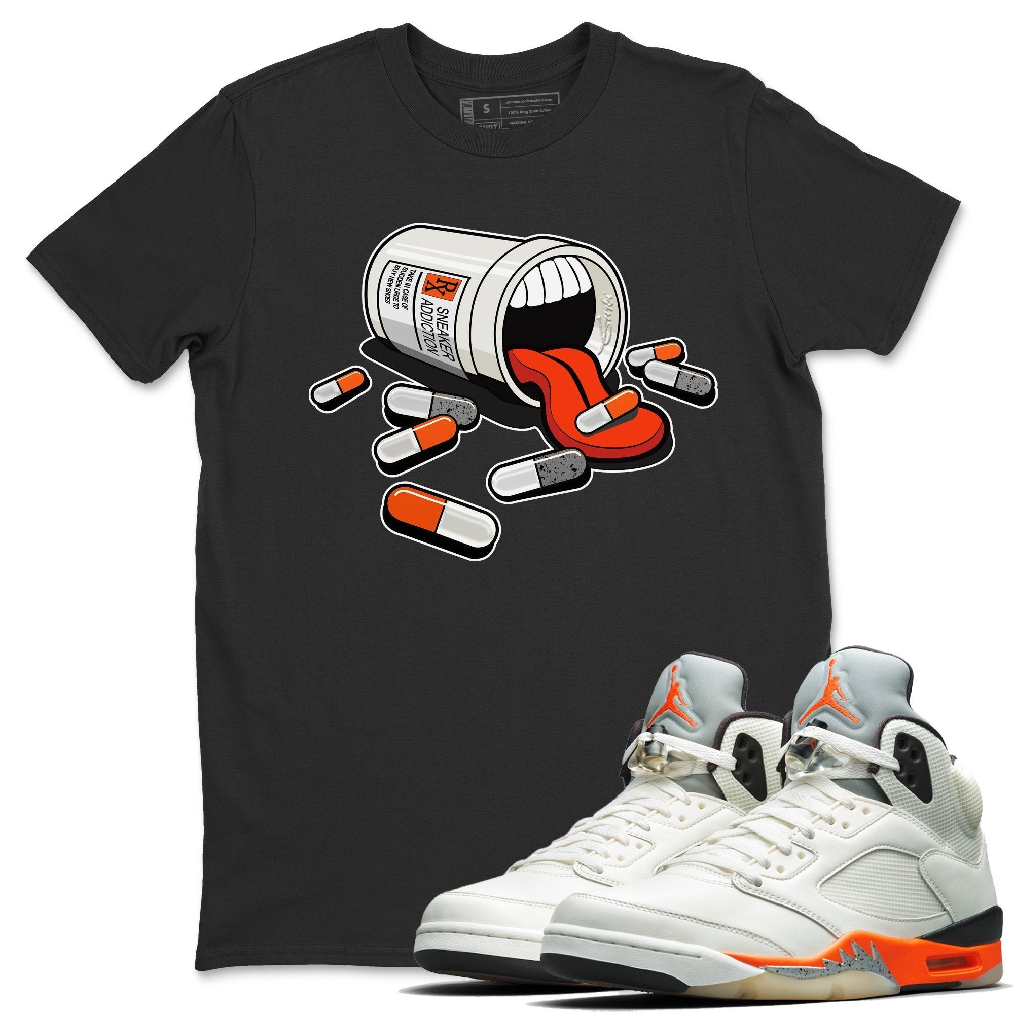 snkmatch Addiction Unisex Tops - Air Jordan 5 Shattered Backboard