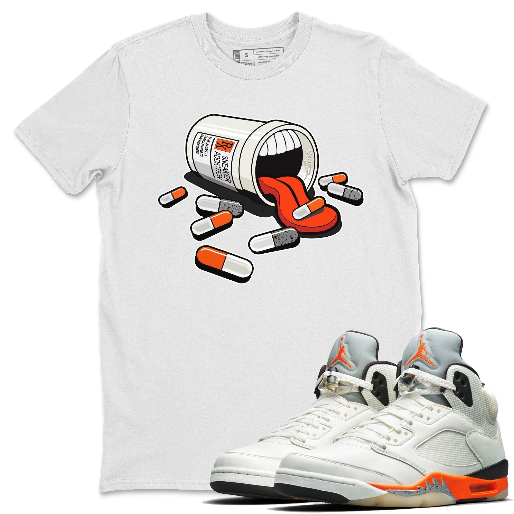 snkmatch Addiction Unisex Tops - Air Jordan 5 Shattered Backboard