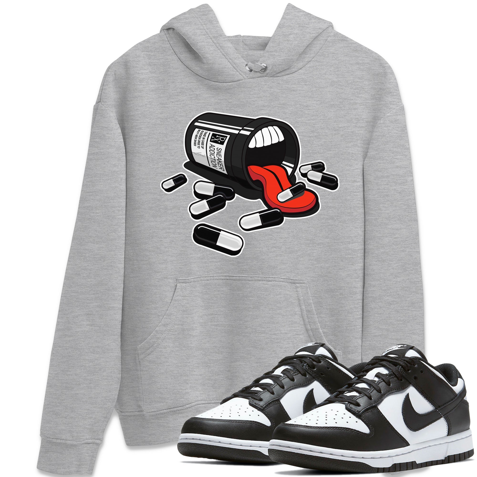 snkmatch Addiction Unisex Tops - Dunk Panda