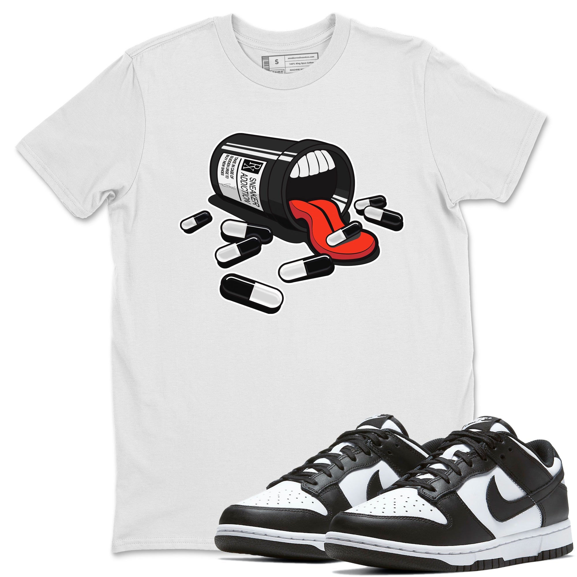 snkmatch Addiction Unisex Tops - Dunk Panda