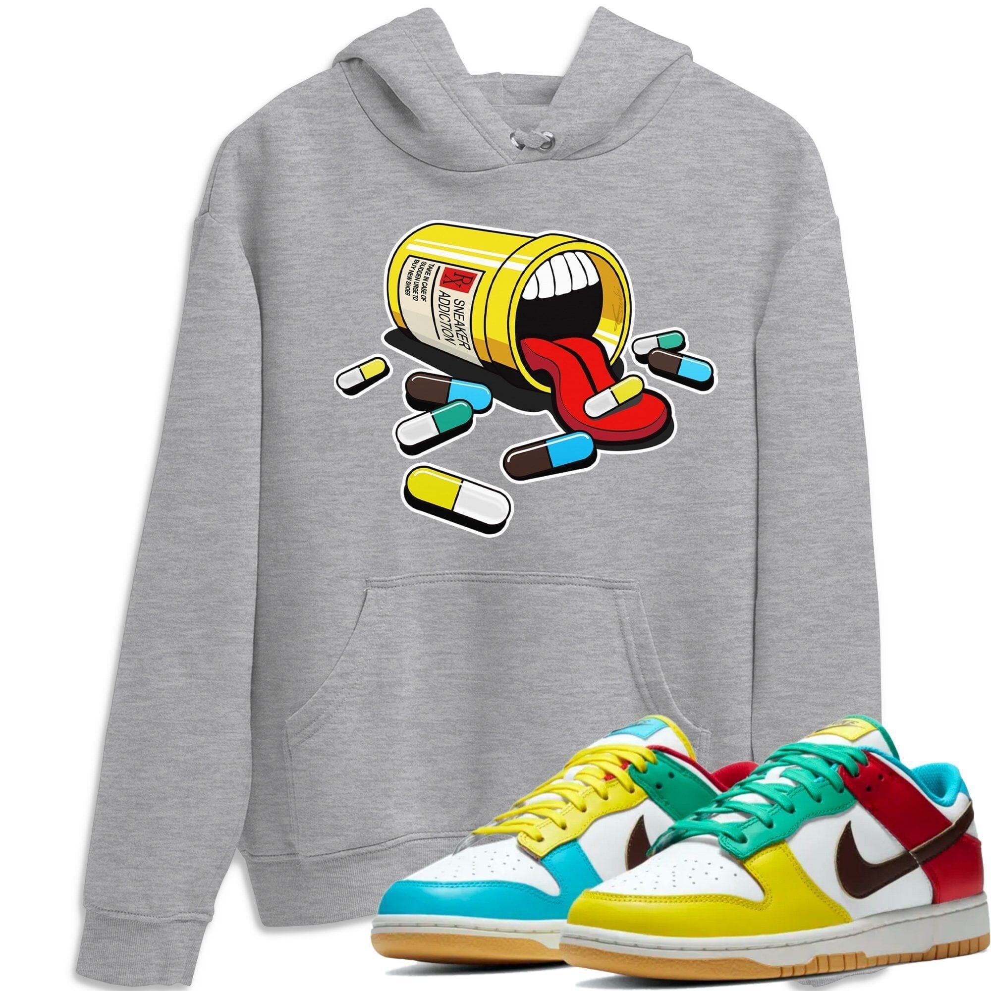 snkmatch Addiction Unisex Tops - Dunk Free 99 White