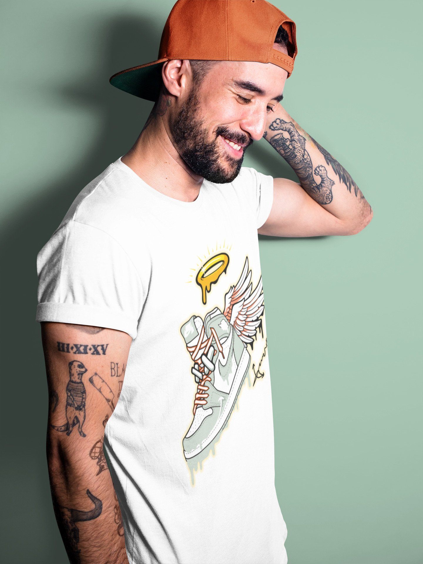 snkmatch Angel Unisex Tops - Air Jordan 1 Seafoam