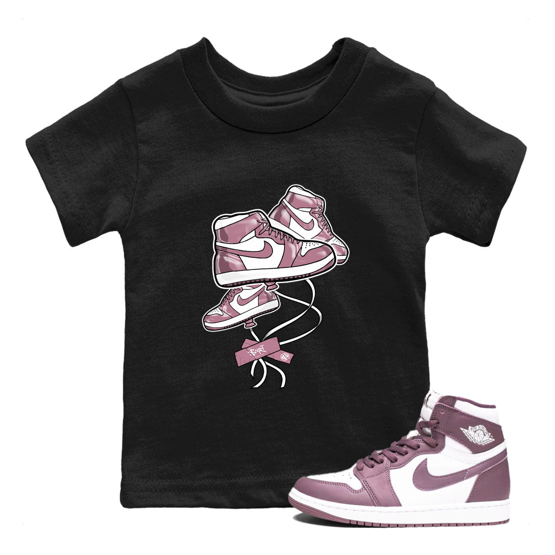 snkmatch Balloon snkmatch Tee Kids - Air Jordan 1 Mauve