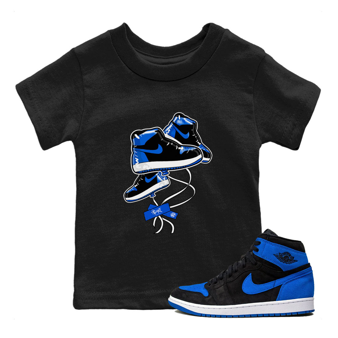 snkmatch Balloon snkmatch Tee Kids - Air Jordan 1 Royal Reimagined