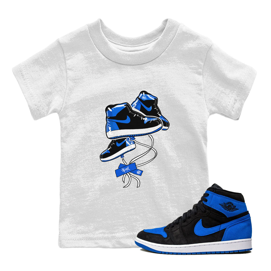 snkmatch Balloon snkmatch Tee Kids - Air Jordan 1 Royal Reimagined