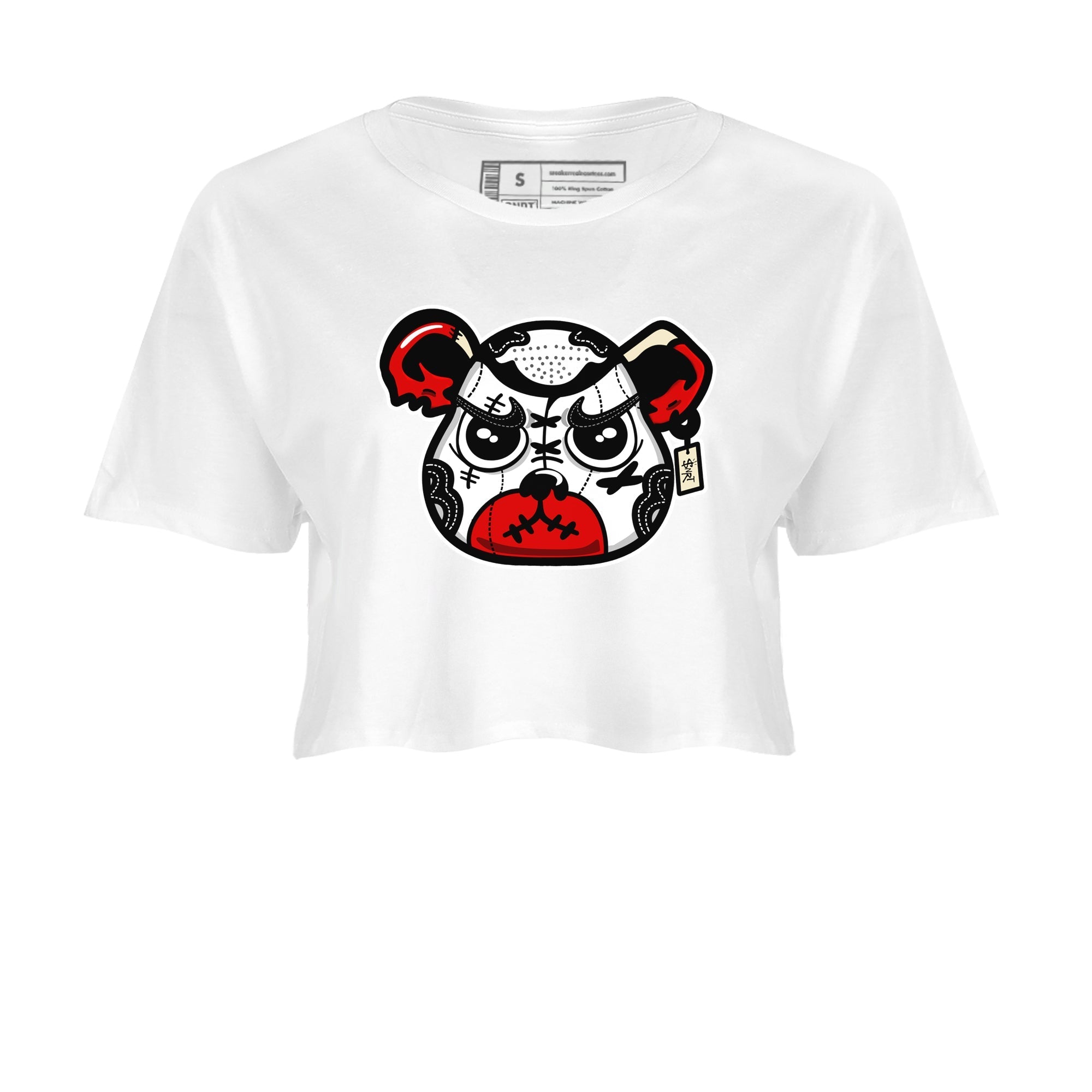 snkmatch Bear Face snkmatch Women's Top - Air Jordan 1 Black Toe Reimagined