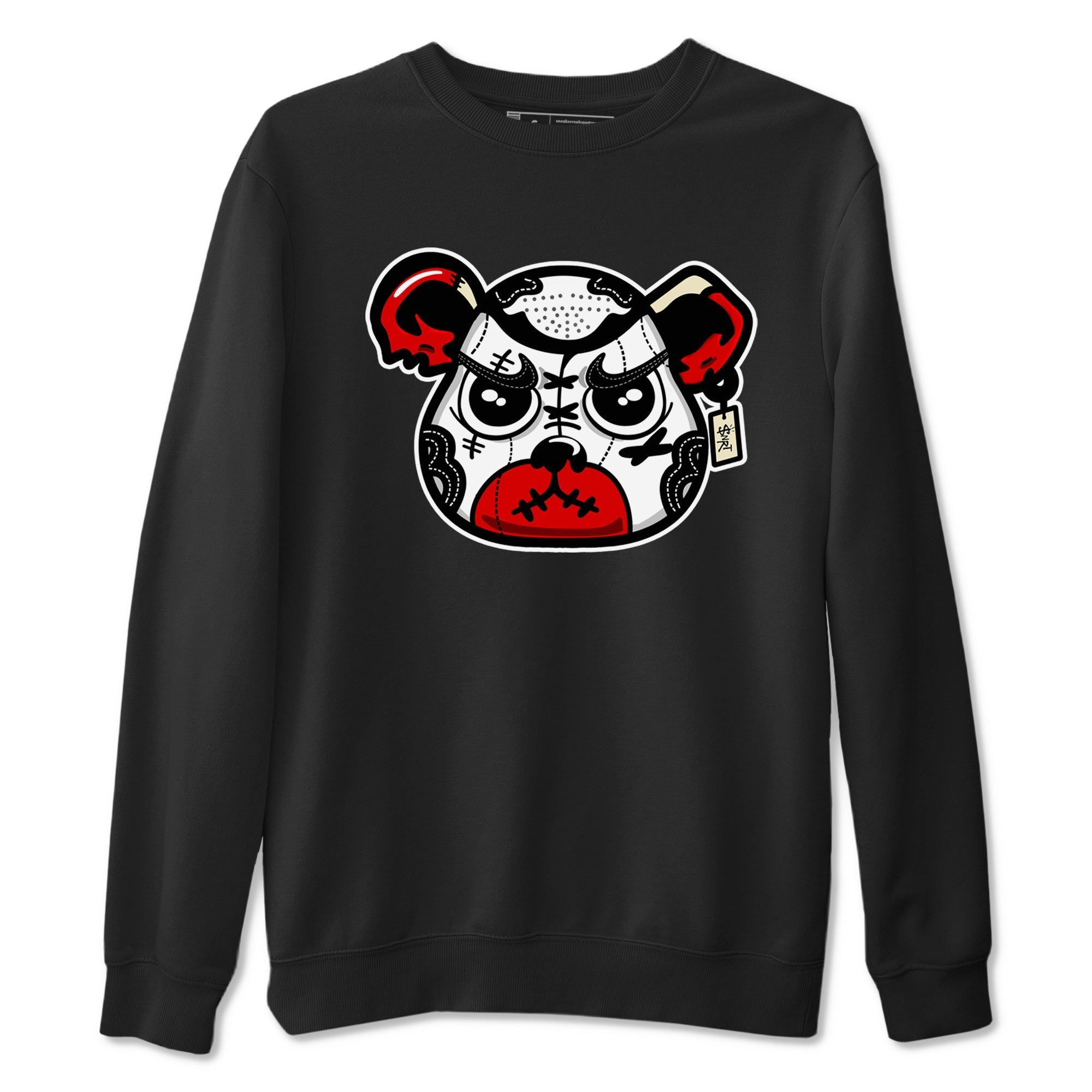 snkmatch Bear Face snkmatch Tees - Air Jordan 1 Black Toe Reimagined