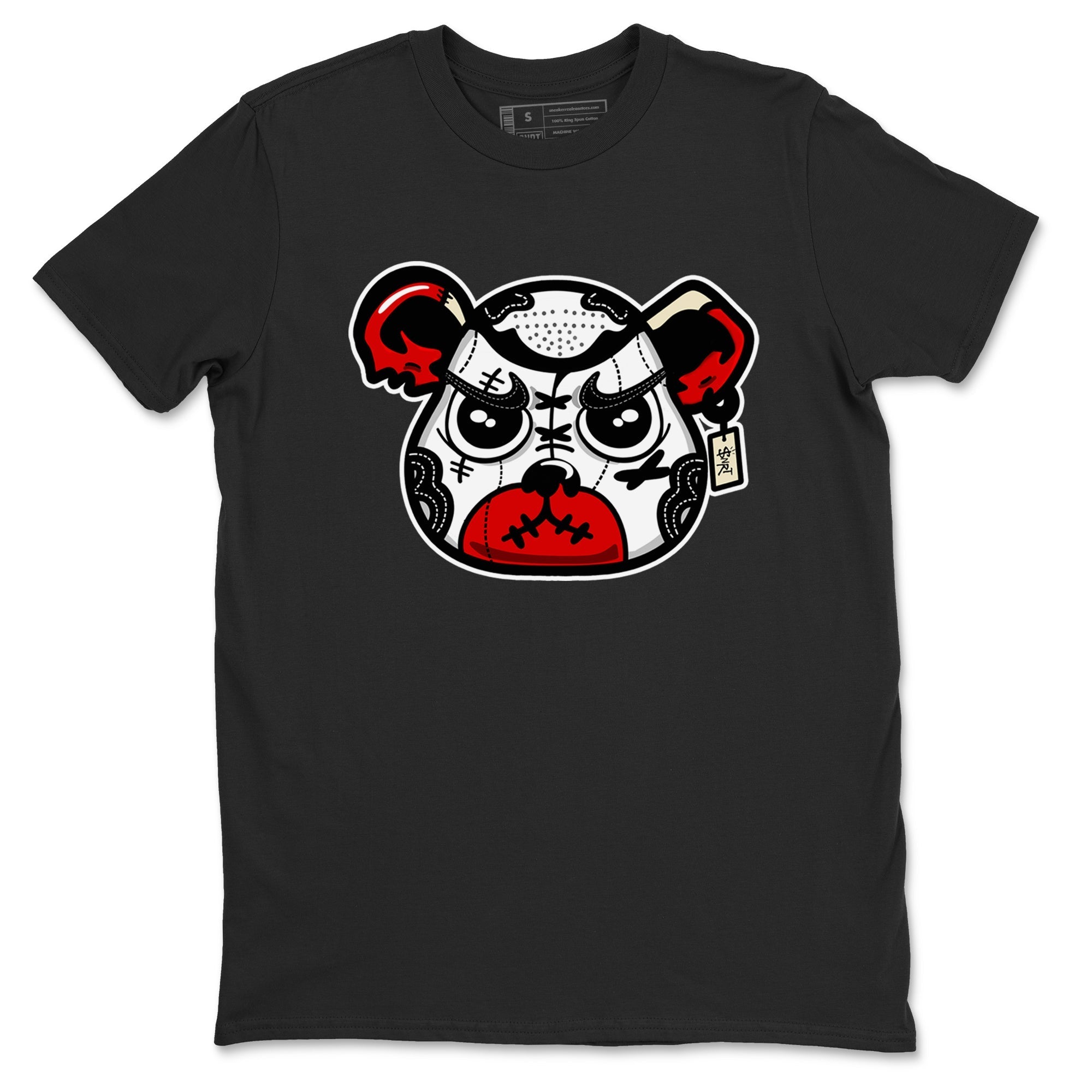 snkmatch Bear Face snkmatch Tees - Air Jordan 1 Black Toe Reimagined
