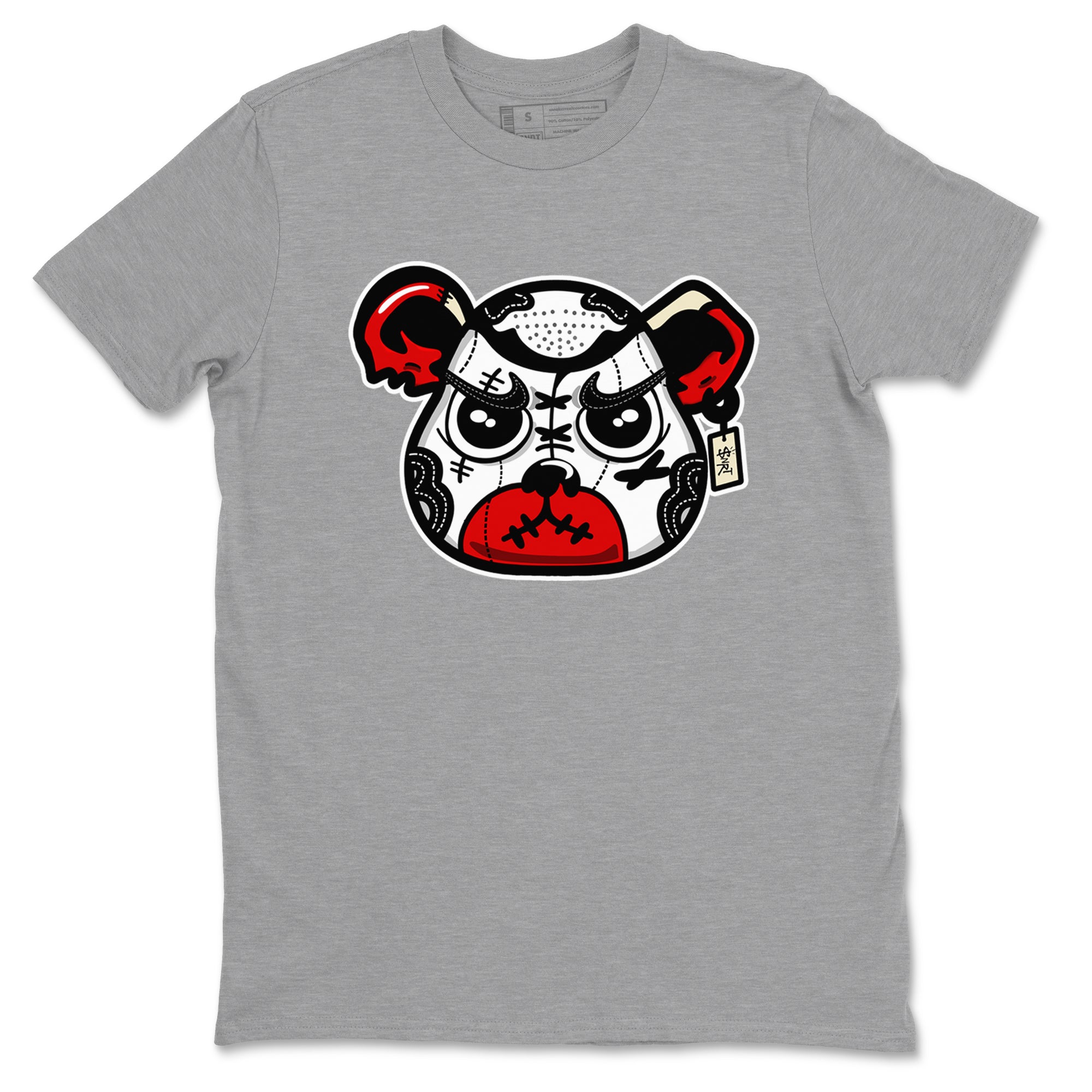 snkmatch Bear Face snkmatch Tees - Air Jordan 1 Black Toe Reimagined