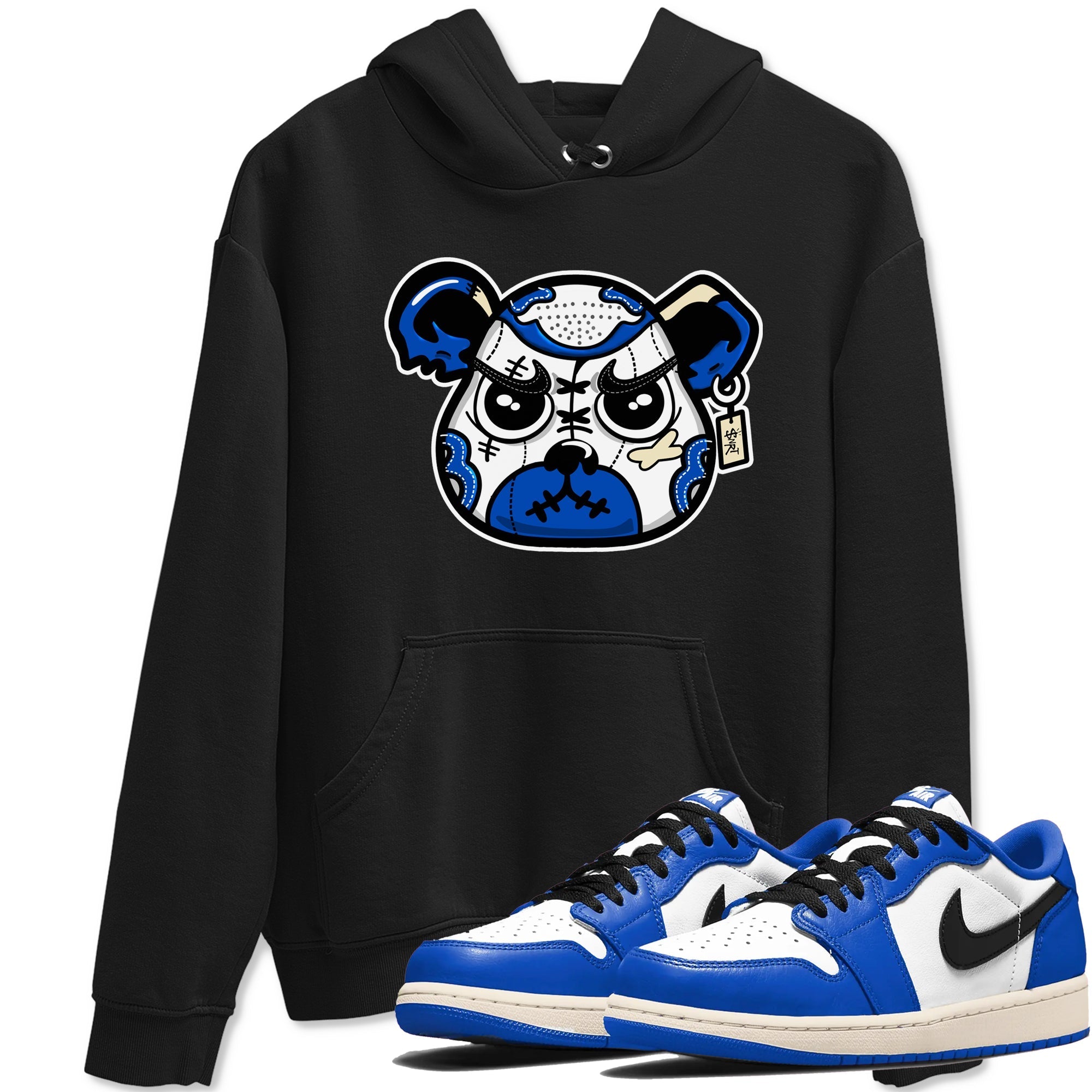 snkmatch Bear Face snkmatch Tees - Air Jordan 1 Game Royal