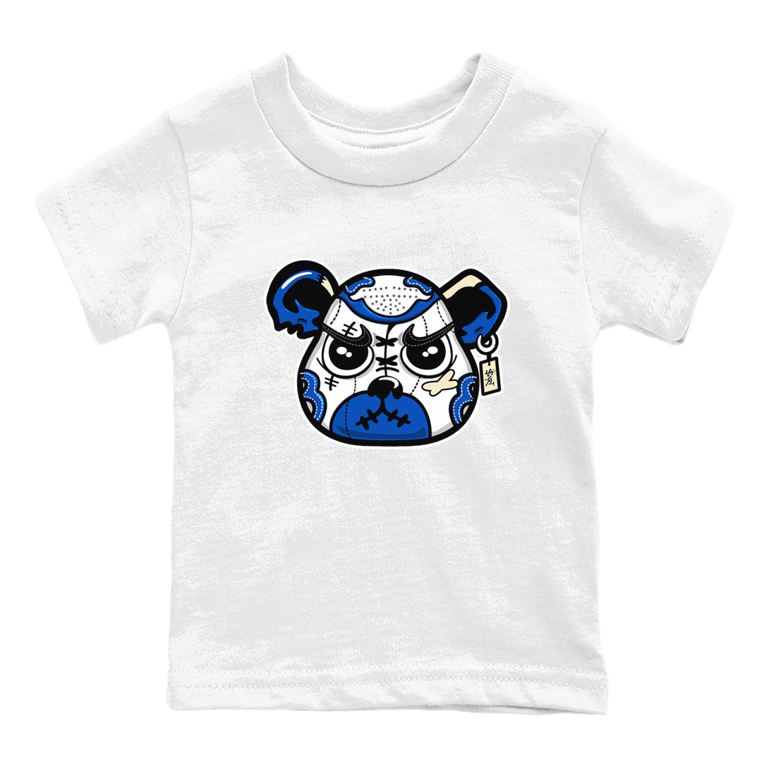 snkmatch Bear Face snkmatch Tees Kids - Air Jordan 1 Game Royal