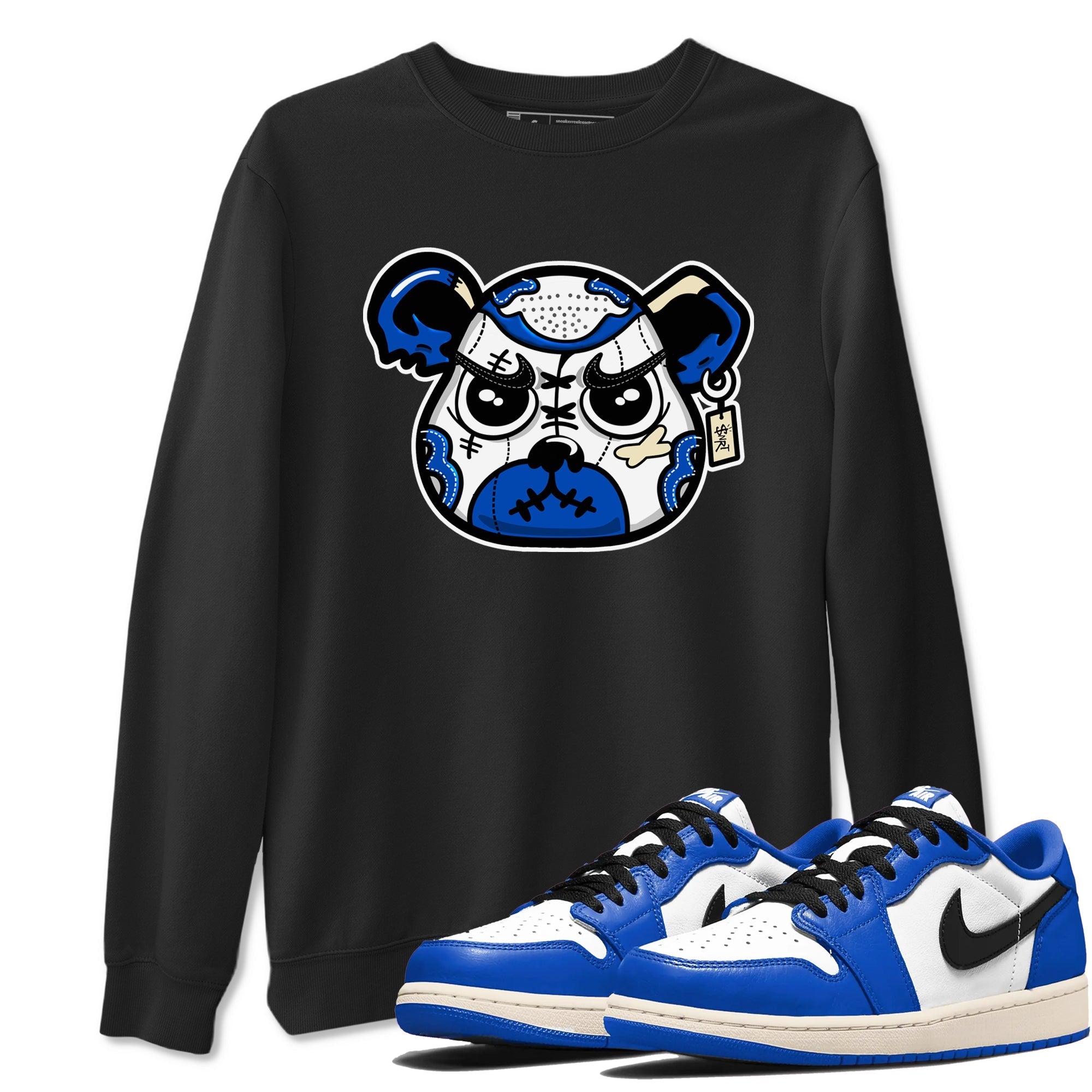 snkmatch Bear Face snkmatch Tees - Air Jordan 1 Game Royal