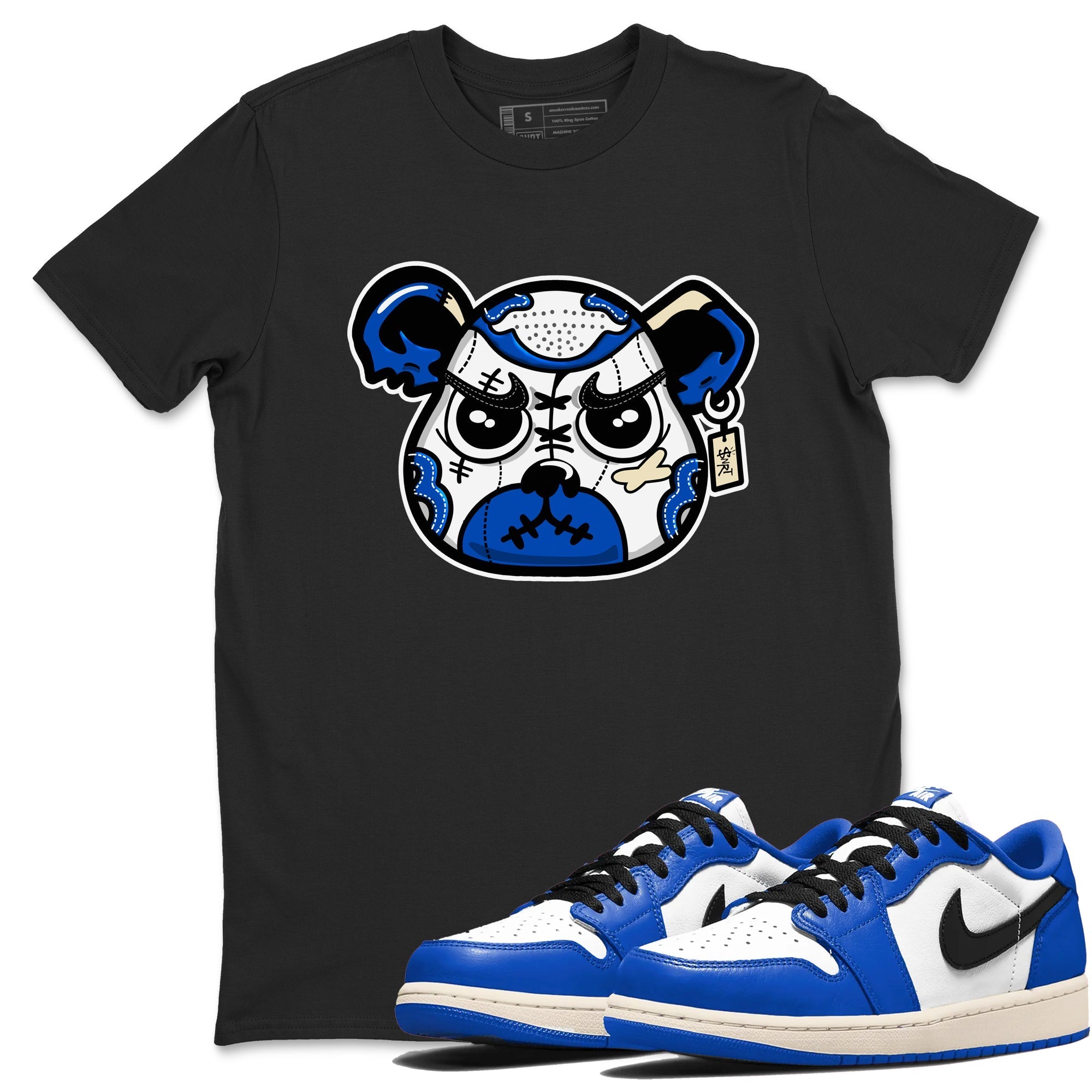 snkmatch Bear Face snkmatch Tees - Air Jordan 1 Game Royal