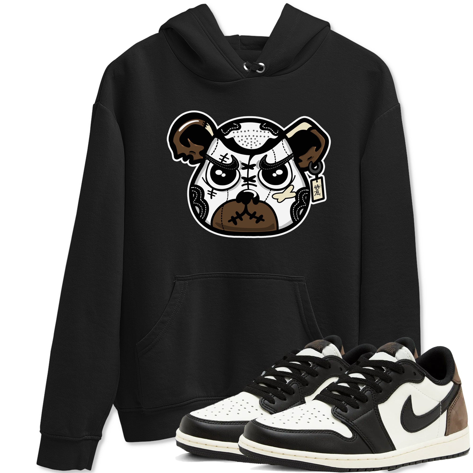 snkmatch Bear Face snkmatch Tees - Air Jordan 1 Mocha