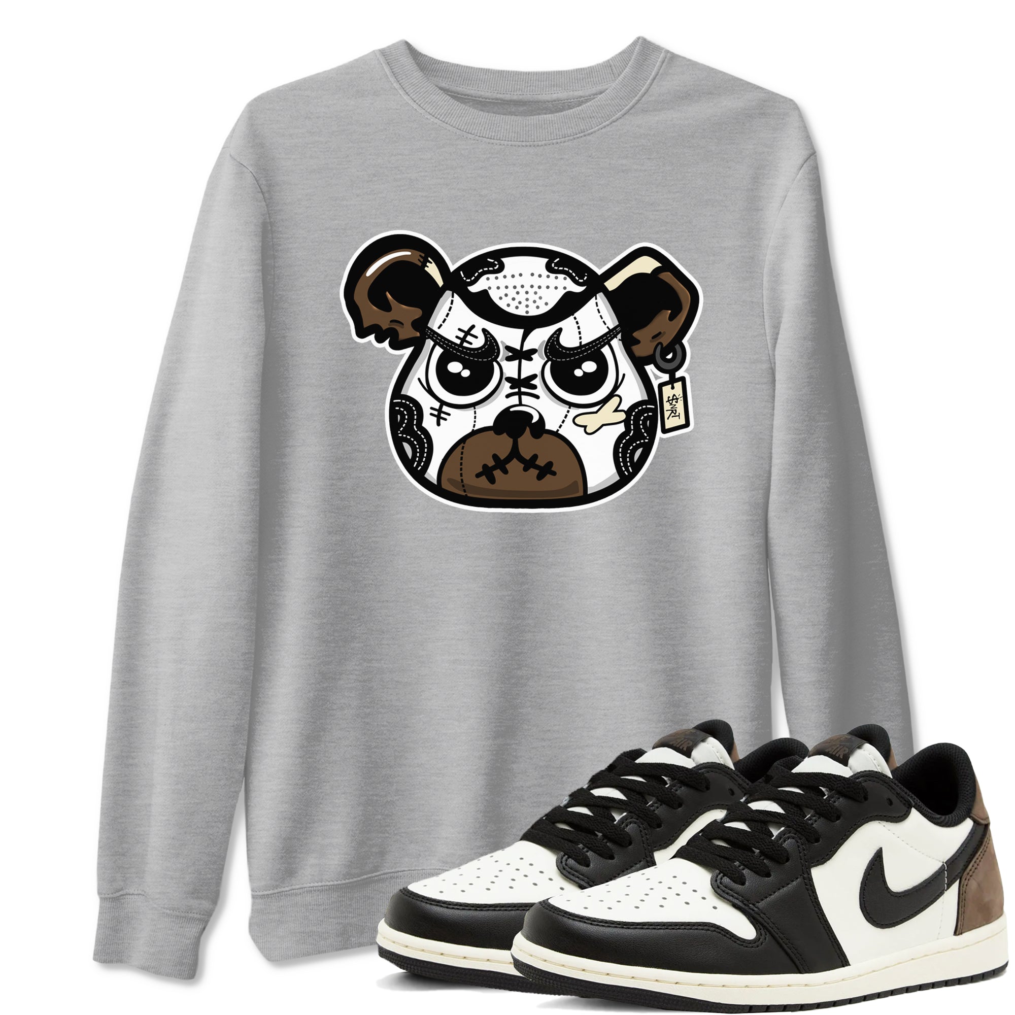 snkmatch Bear Face snkmatch Tees - Air Jordan 1 Mocha