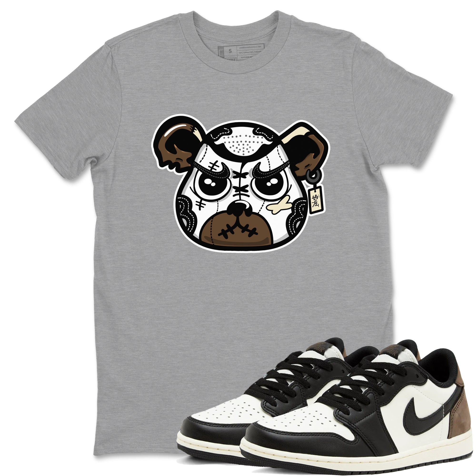 snkmatch Bear Face snkmatch Tees - Air Jordan 1 Mocha