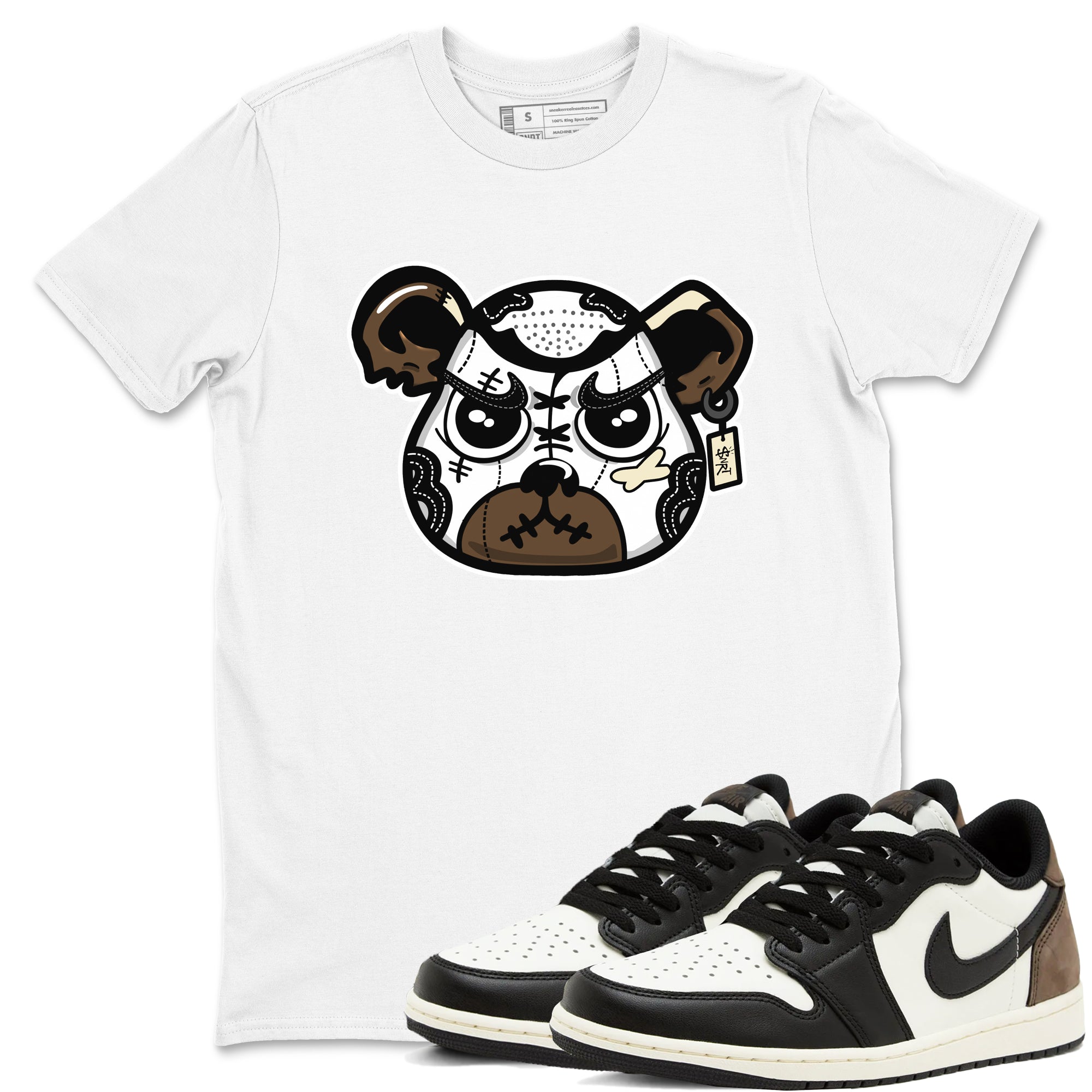 snkmatch Bear Face snkmatch Tees - Air Jordan 1 Mocha