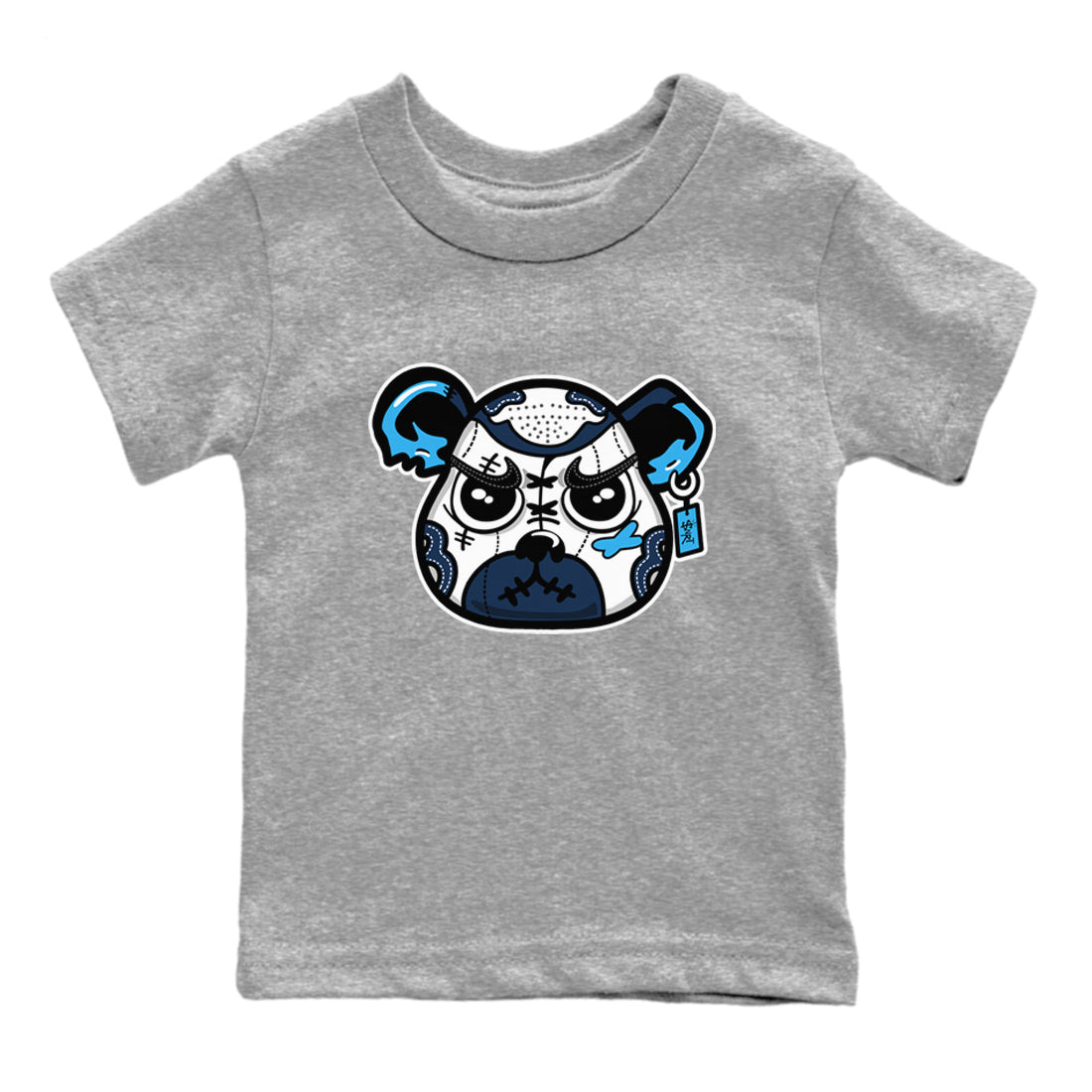 snkmatch Bear Face snkmatch Tees Kids - Air Jordan 1 Obsidian