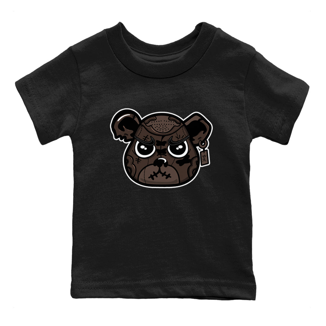 snkmatch Bear Face snkmatch Tees Kids - Air Jordan 1 Travis Scott Velvet Brown