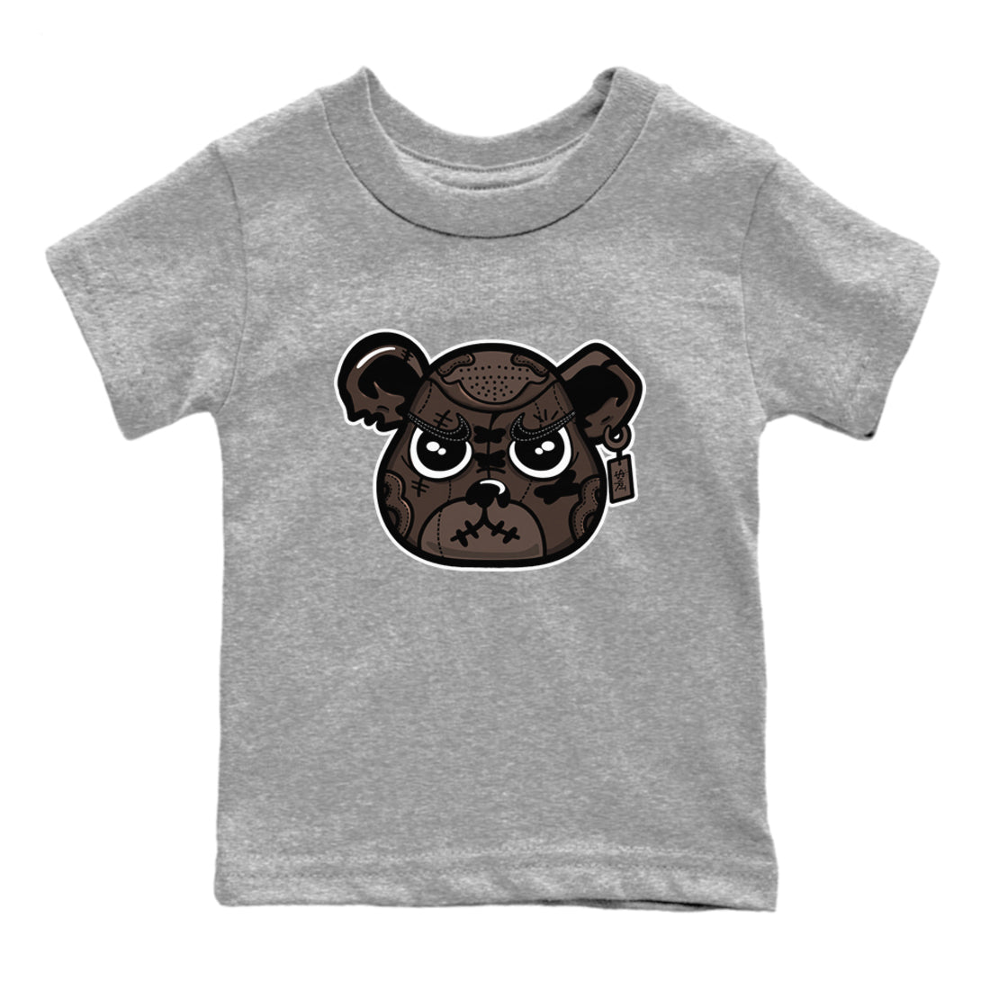 snkmatch Bear Face snkmatch Tees Kids - Air Jordan 1 Travis Scott Velvet Brown