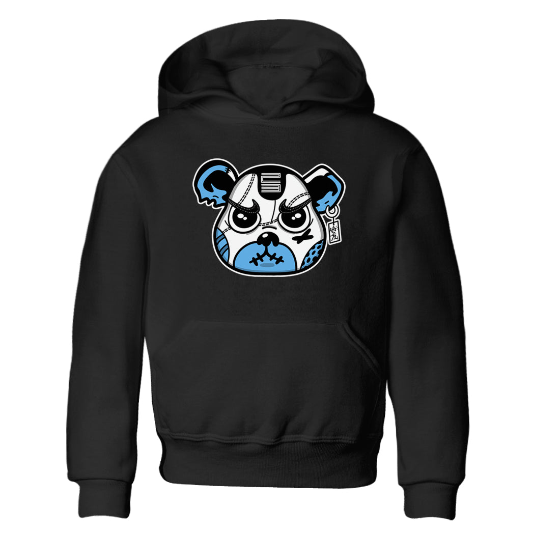 snkmatch Bear Face snkmatch Tees Kids - Air Jordan 11 Legend Blue
