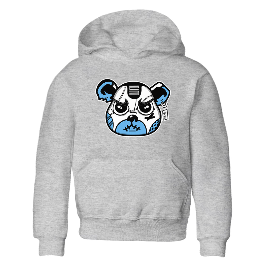 snkmatch Bear Face snkmatch Tees Kids - Air Jordan 11 Legend Blue