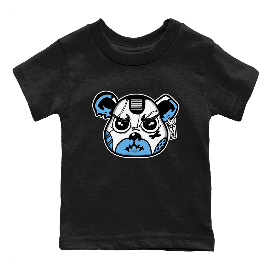 snkmatch Bear Face snkmatch Tees Kids - Air Jordan 11 Legend Blue