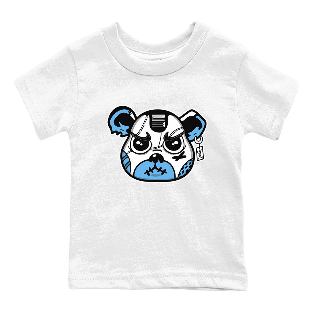 snkmatch Bear Face snkmatch Tees Kids - Air Jordan 11 Legend Blue