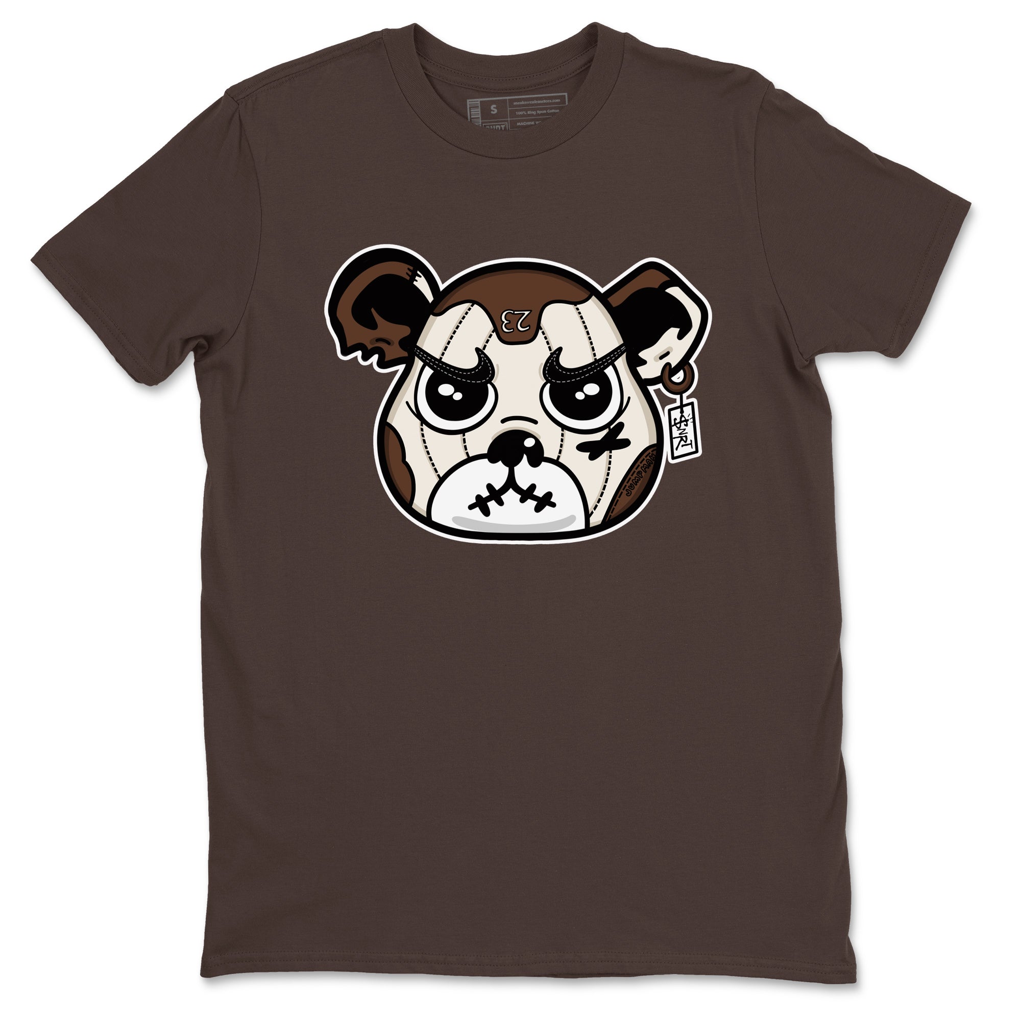 snkmatch Bear Face snkmatch Tees - Air Jordan 12 Baroque Brown