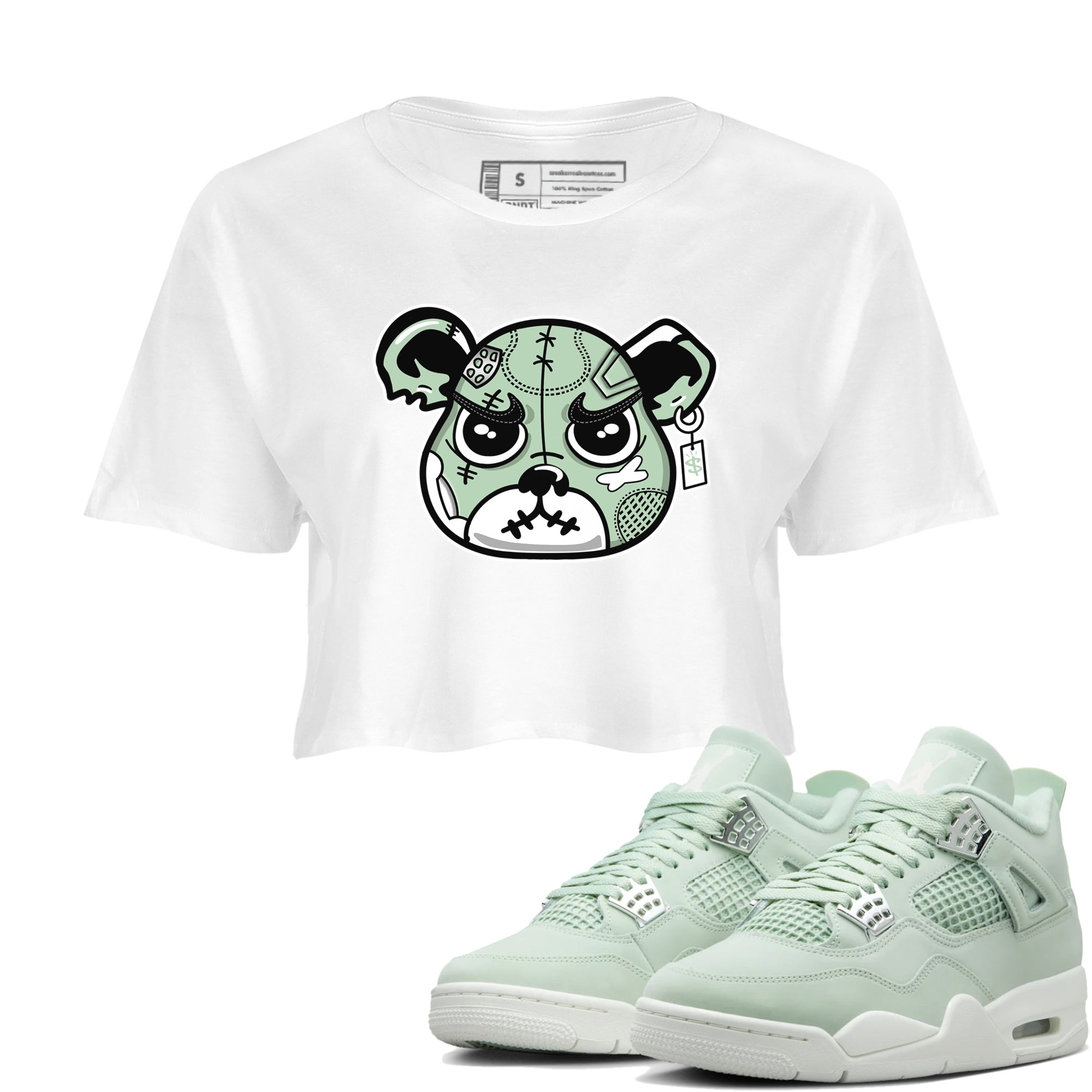 snkmatch Bear Face snkmatch Women's Top - Air Jordan 4 Abundance