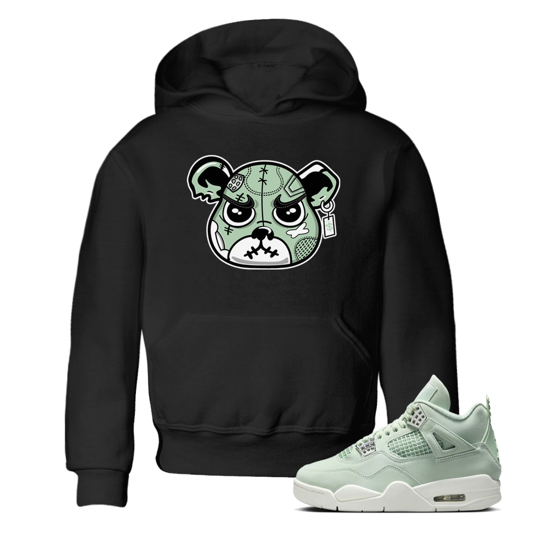 snkmatch Bear Face snkmatch Tees Kids - Air Jordan 4 Abundance