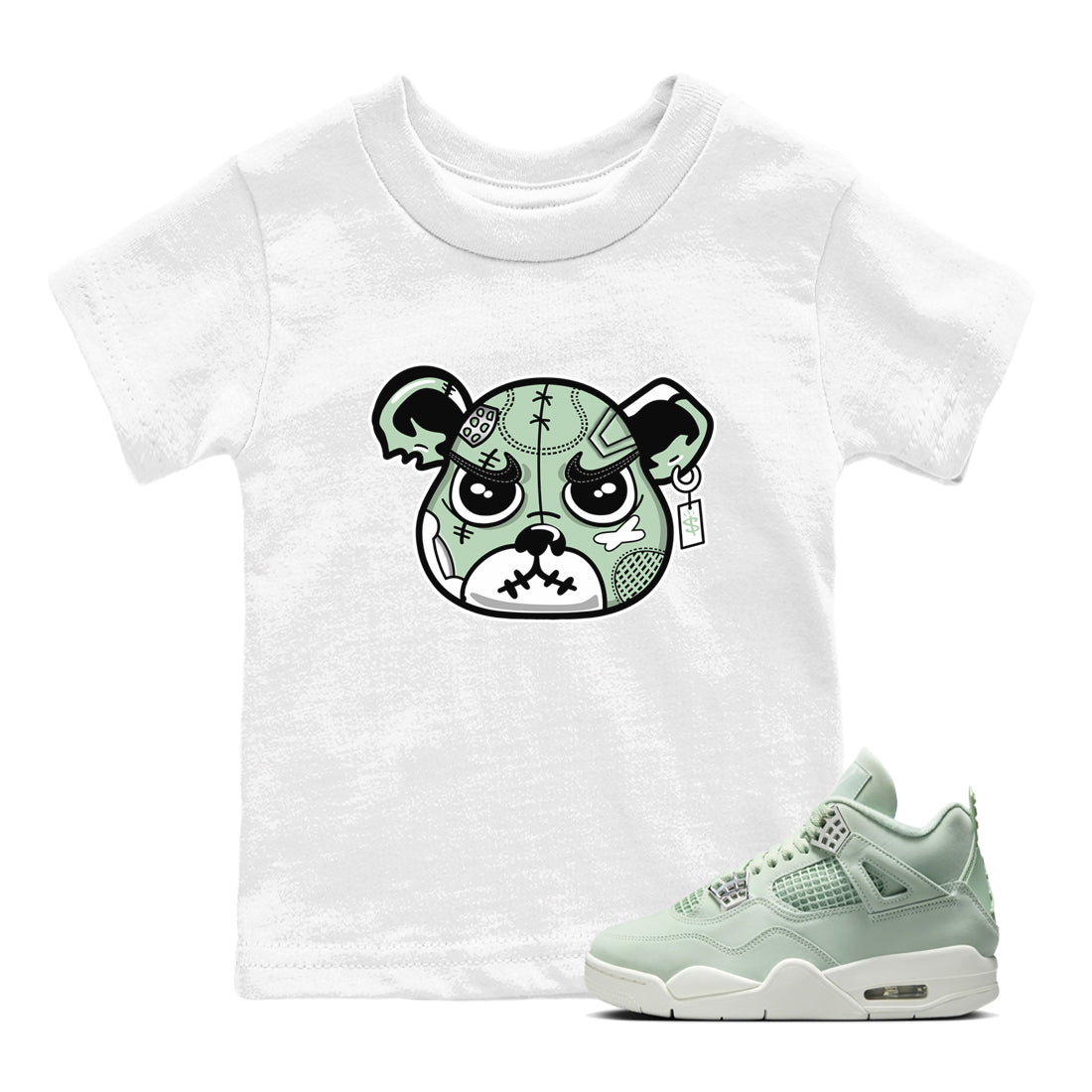 snkmatch Bear Face snkmatch Tees Kids - Air Jordan 4 Abundance