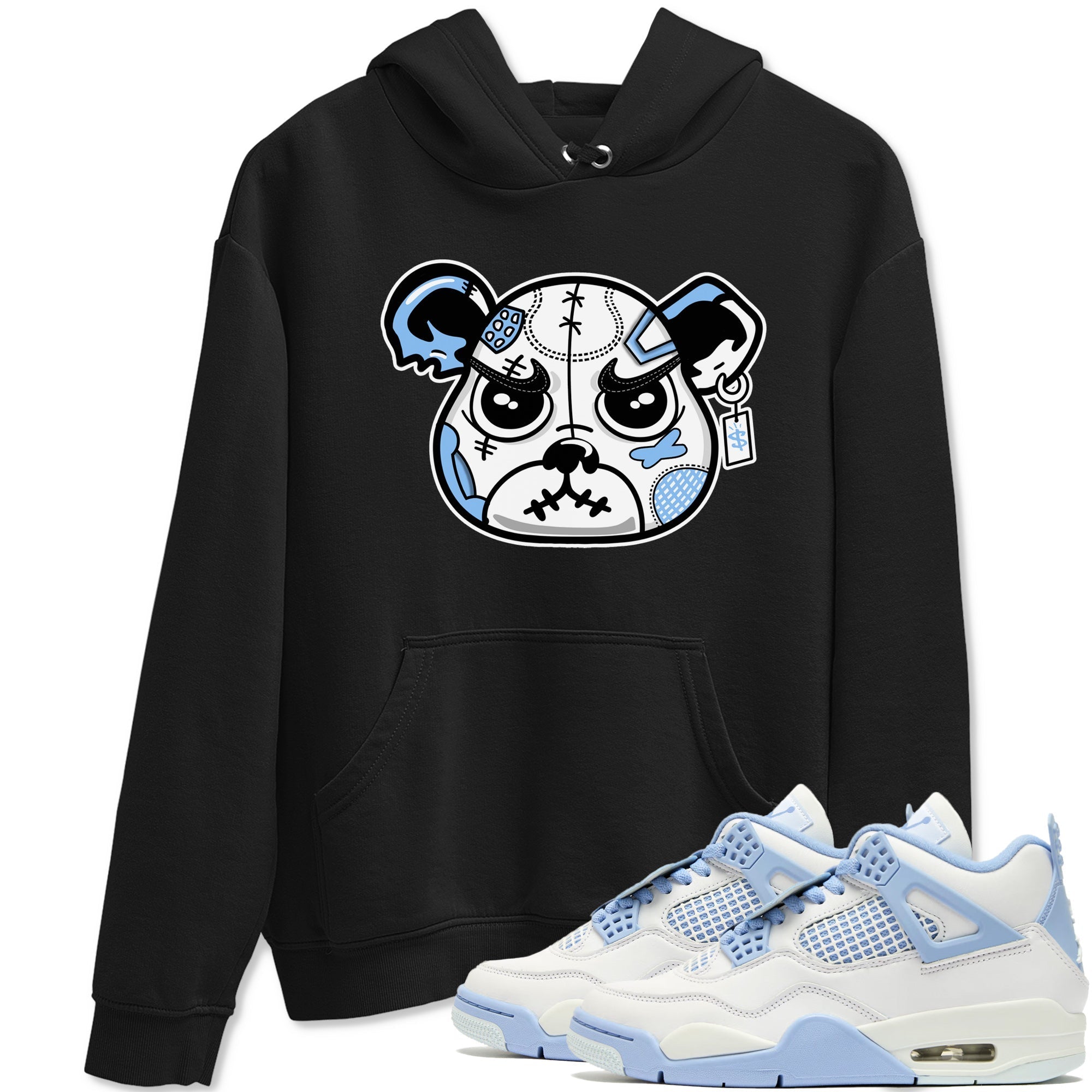 snkmatch Bear Face snkmatch Tees - Air Jordan 4 Aluminum