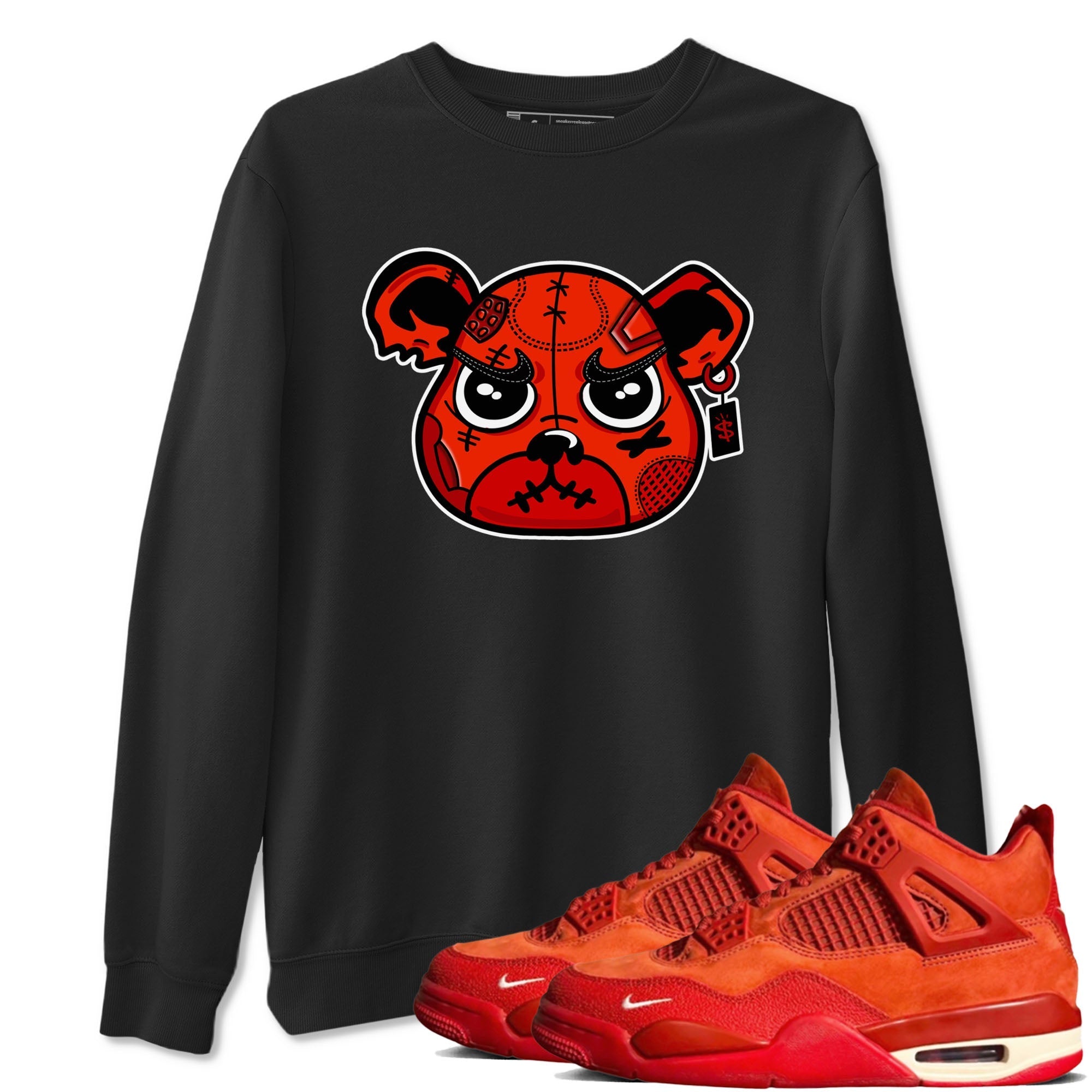snkmatch Bear Face snkmatch Tees - Air Jordan 4 Brick By Brick