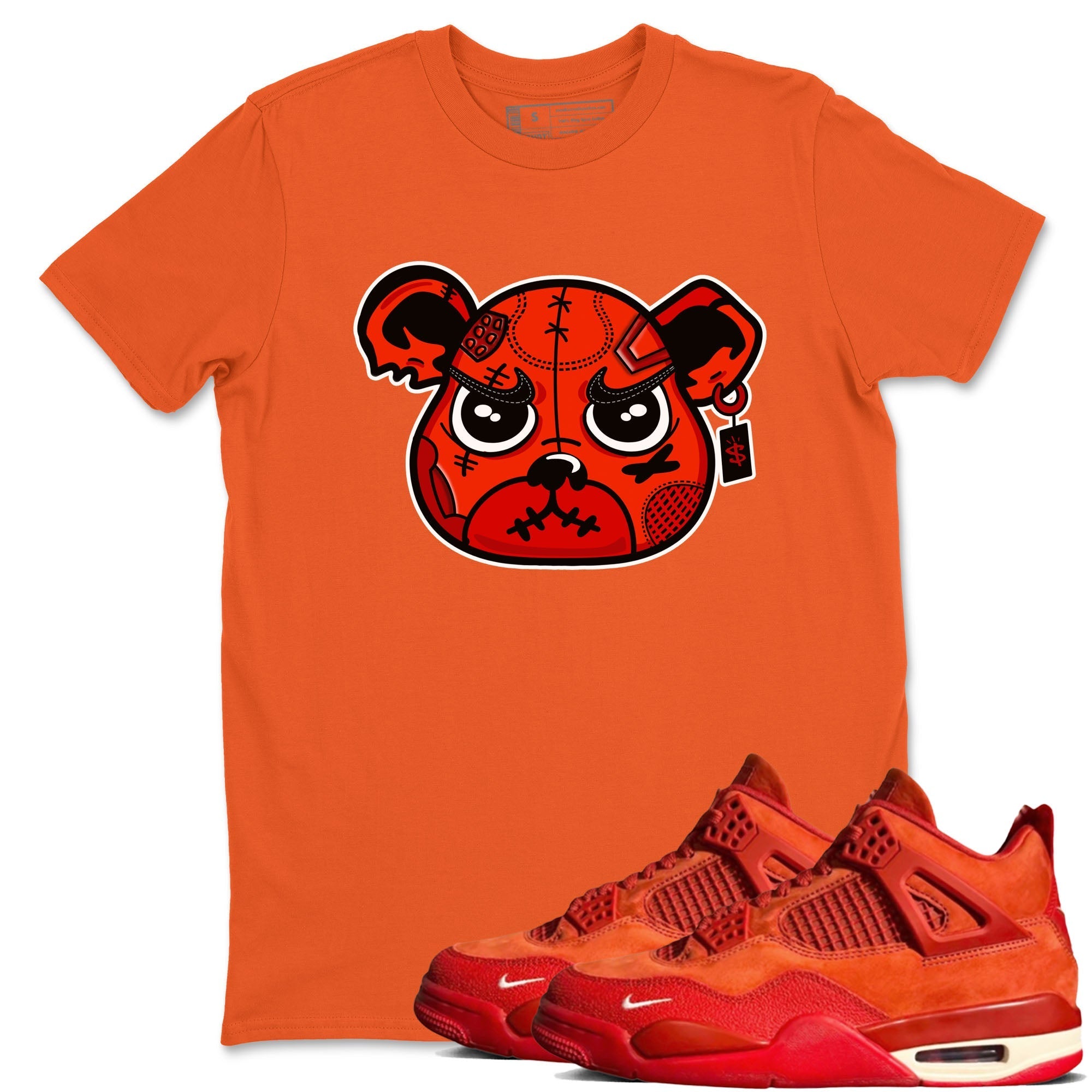 snkmatch Bear Face snkmatch Tees - Air Jordan 4 Brick By Brick
