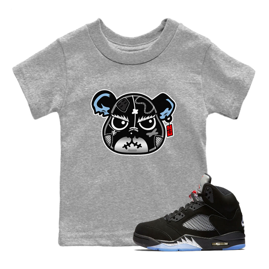 snkmatch Bear Face snkmatch Tees Kids - Air Jordan 5 Reimagined