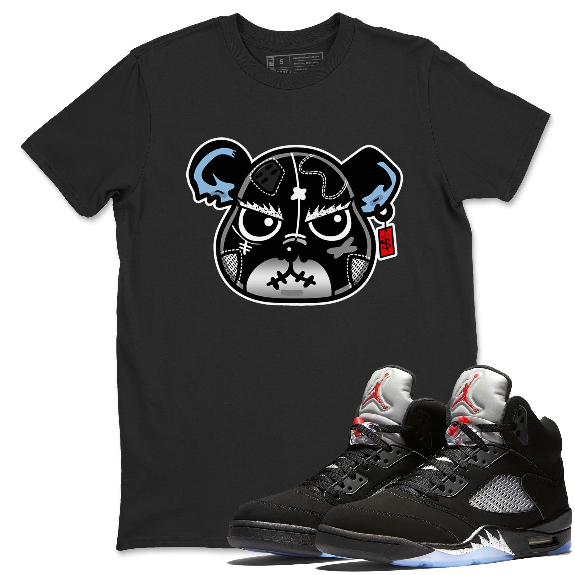 snkmatch Bear Face snkmatch Tees - Air Jordan 5 Reimagined