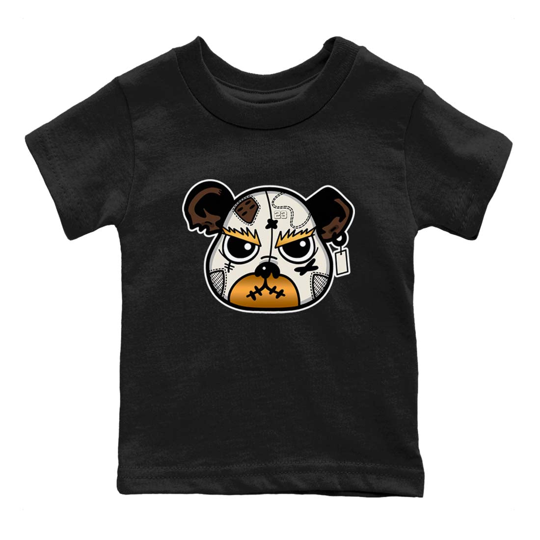 snkmatch Bear Face snkmatch Tees Kids - Air Jordan 5 Golden Ticket