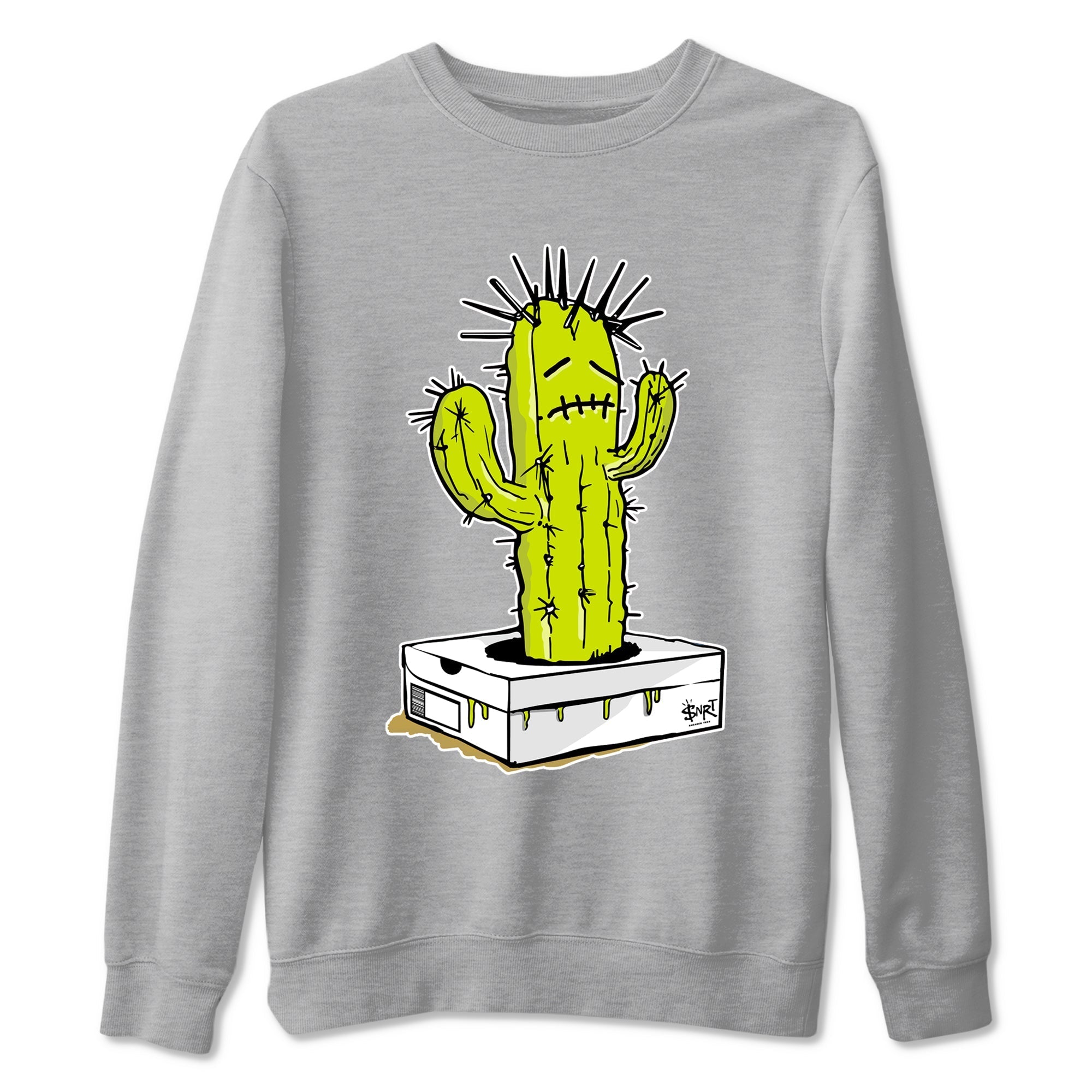 snkmatch Box Cactus snkmatch Tees - Air Jordan 13 Bright Cactus