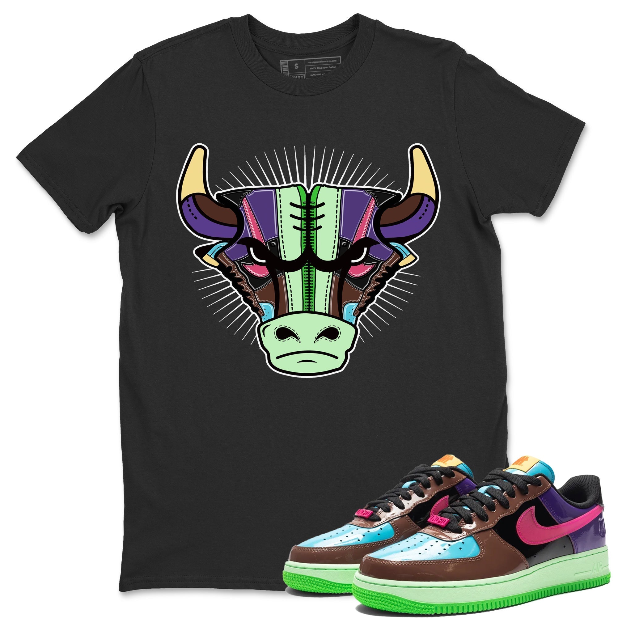 snkmatch Bull Head Unisex Tops - Air Force 1 Undefeated Fauna Brown