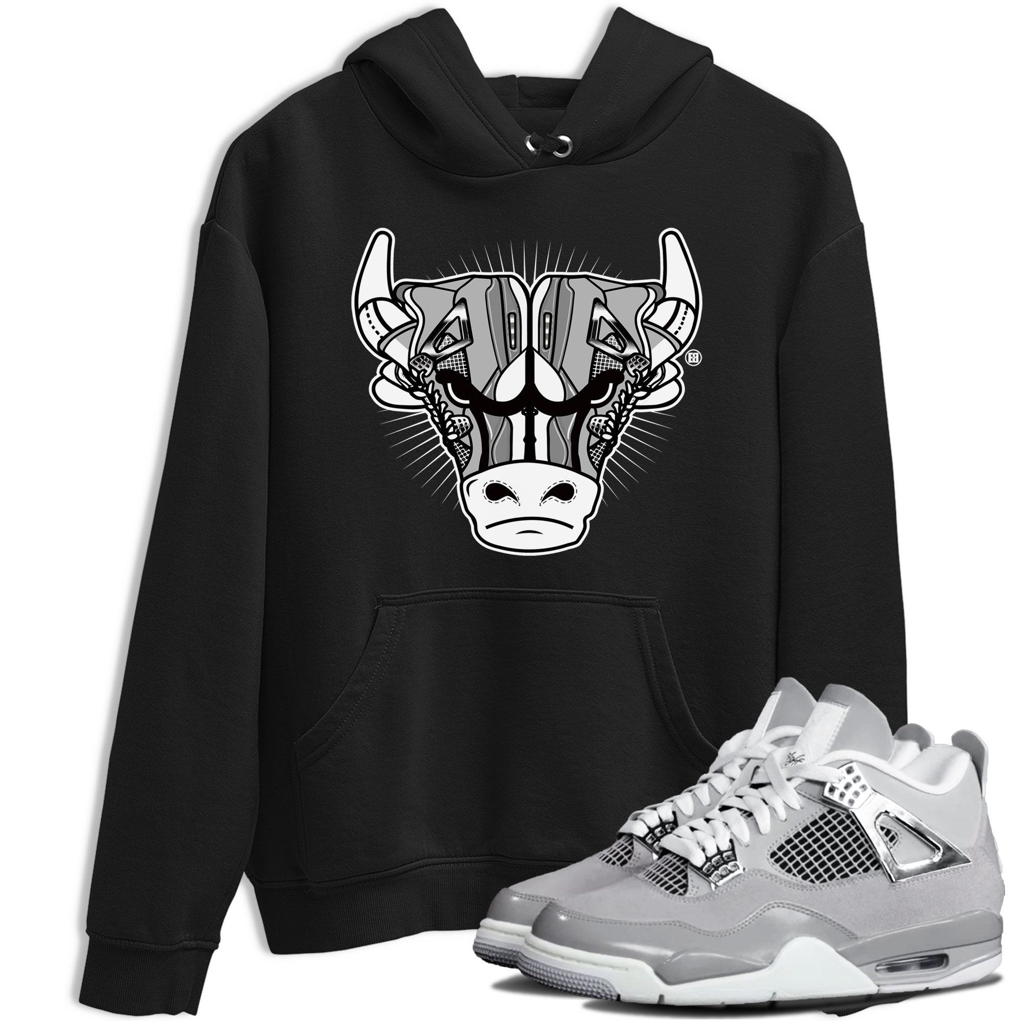 snkmatch Bull Head snkmatch Tee - Air Jordan 4 Frozen Moments