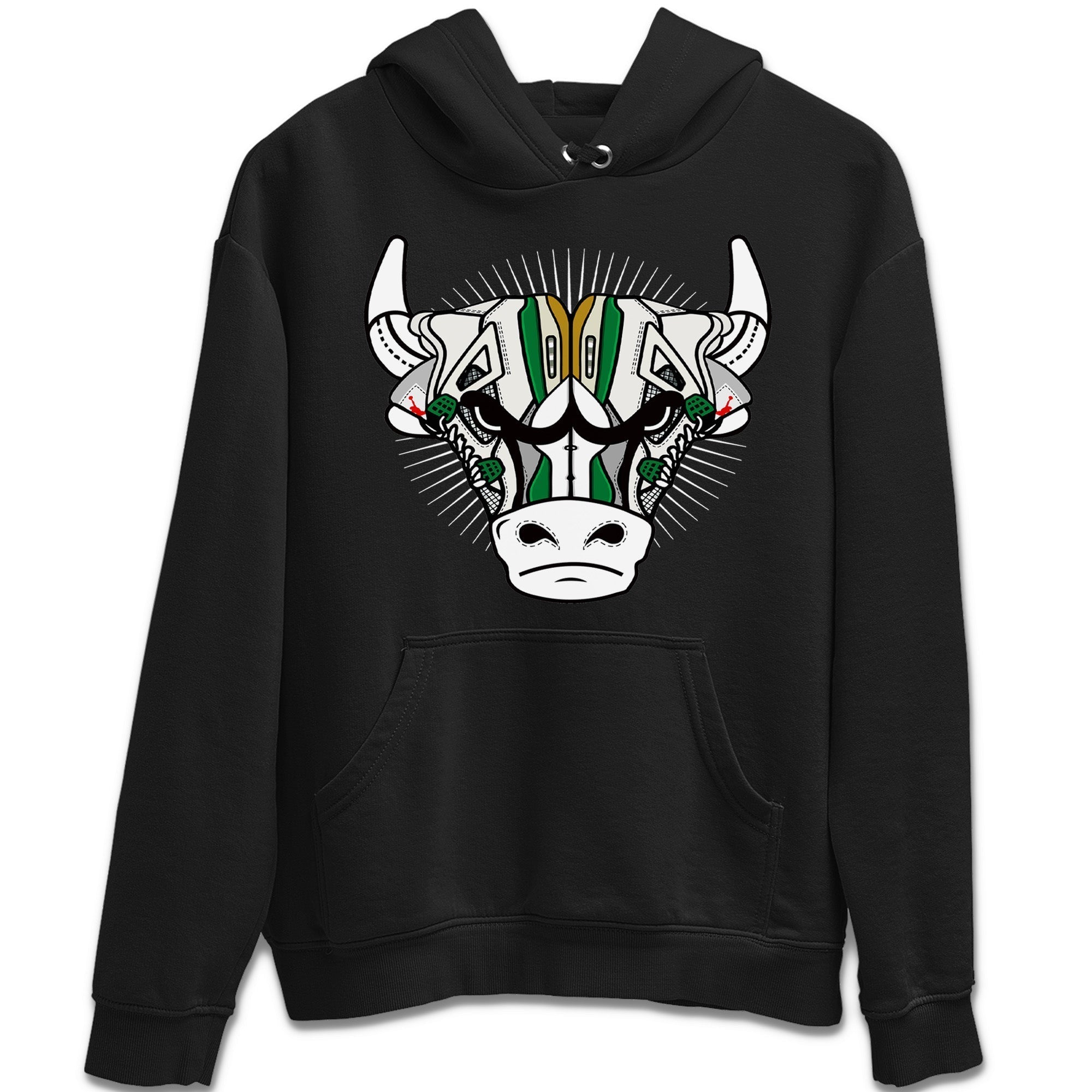 snkmatch Bull Head Unisex Tops - Air Jordan 4 Pine Green SB