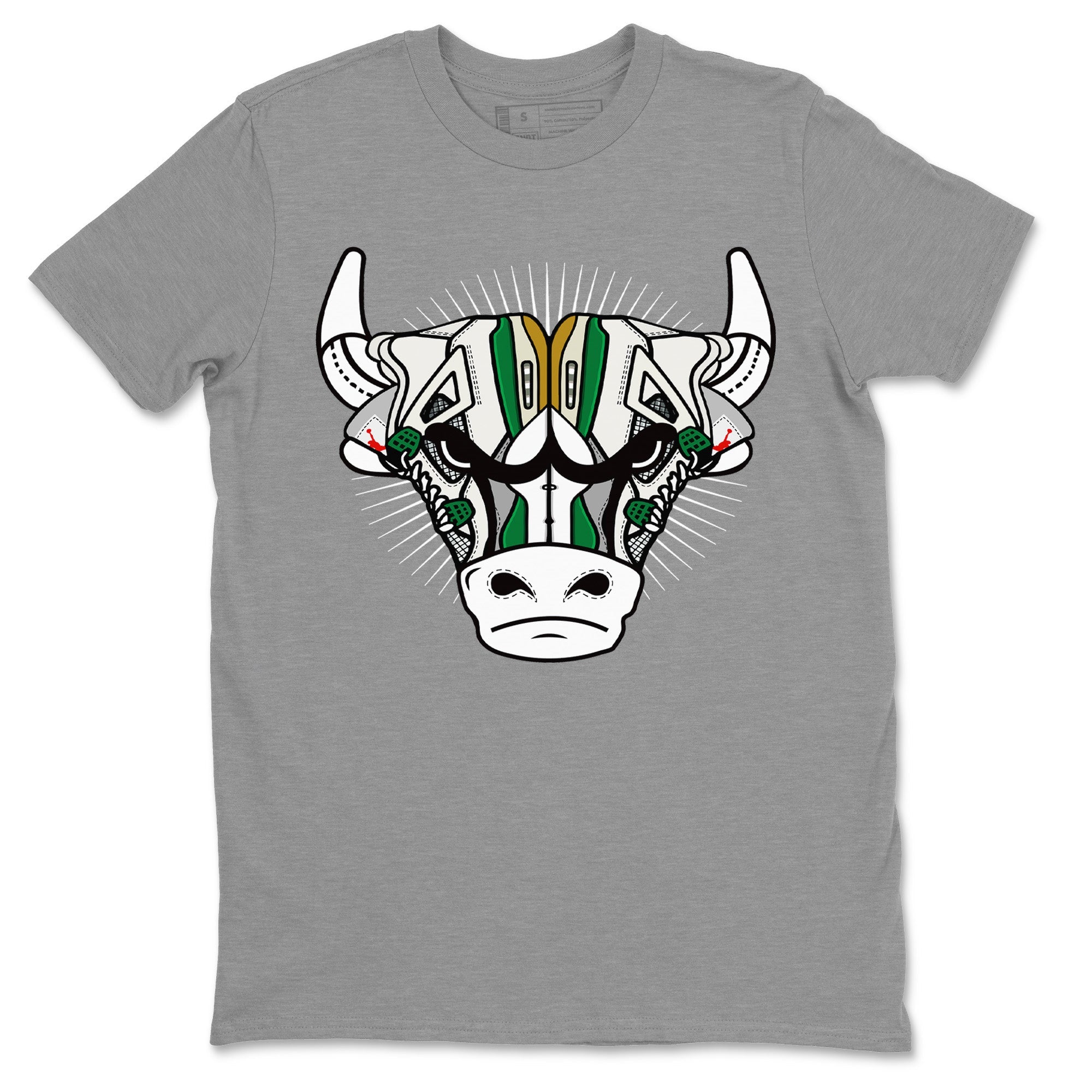 snkmatch Bull Head Unisex Tops - Air Jordan 4 Pine Green SB