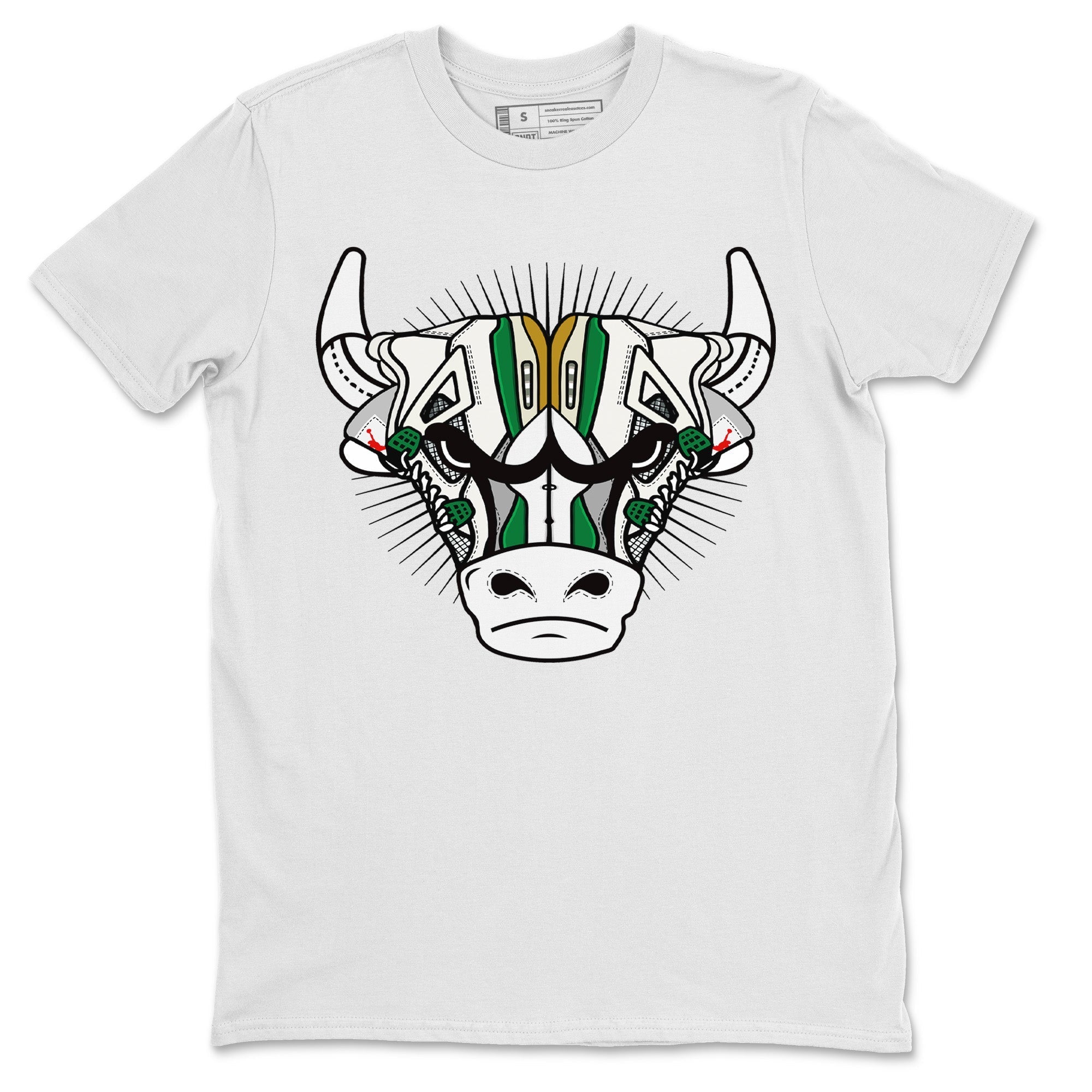 snkmatch Bull Head Unisex Tops - Air Jordan 4 Pine Green