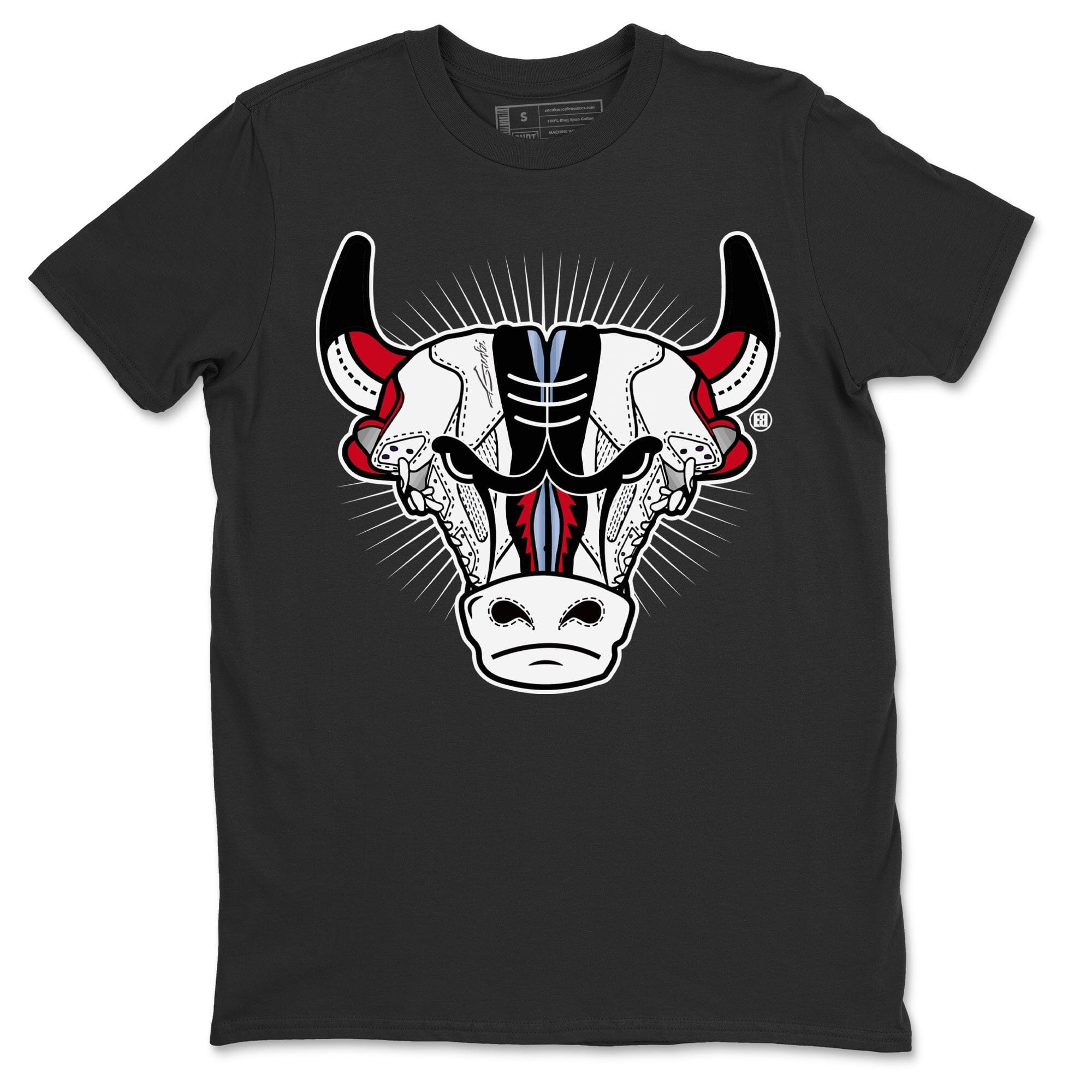 snkmatch Bull Head Unisex Tops - Air Jordan 5 Fire Red