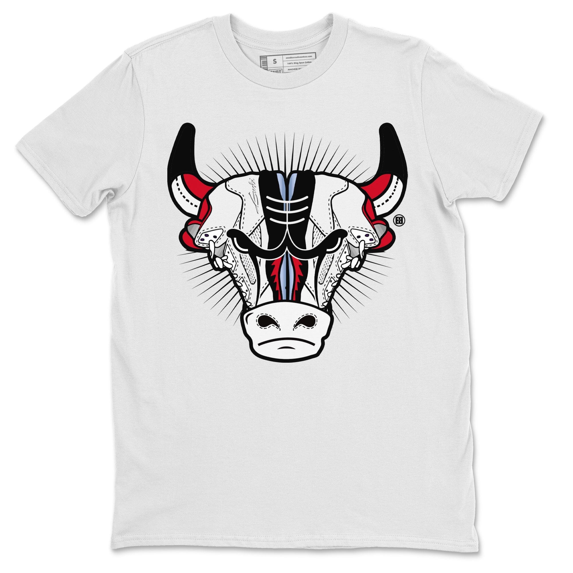 snkmatch Bull Head Unisex Tops - Air Jordan 5 Fire Red